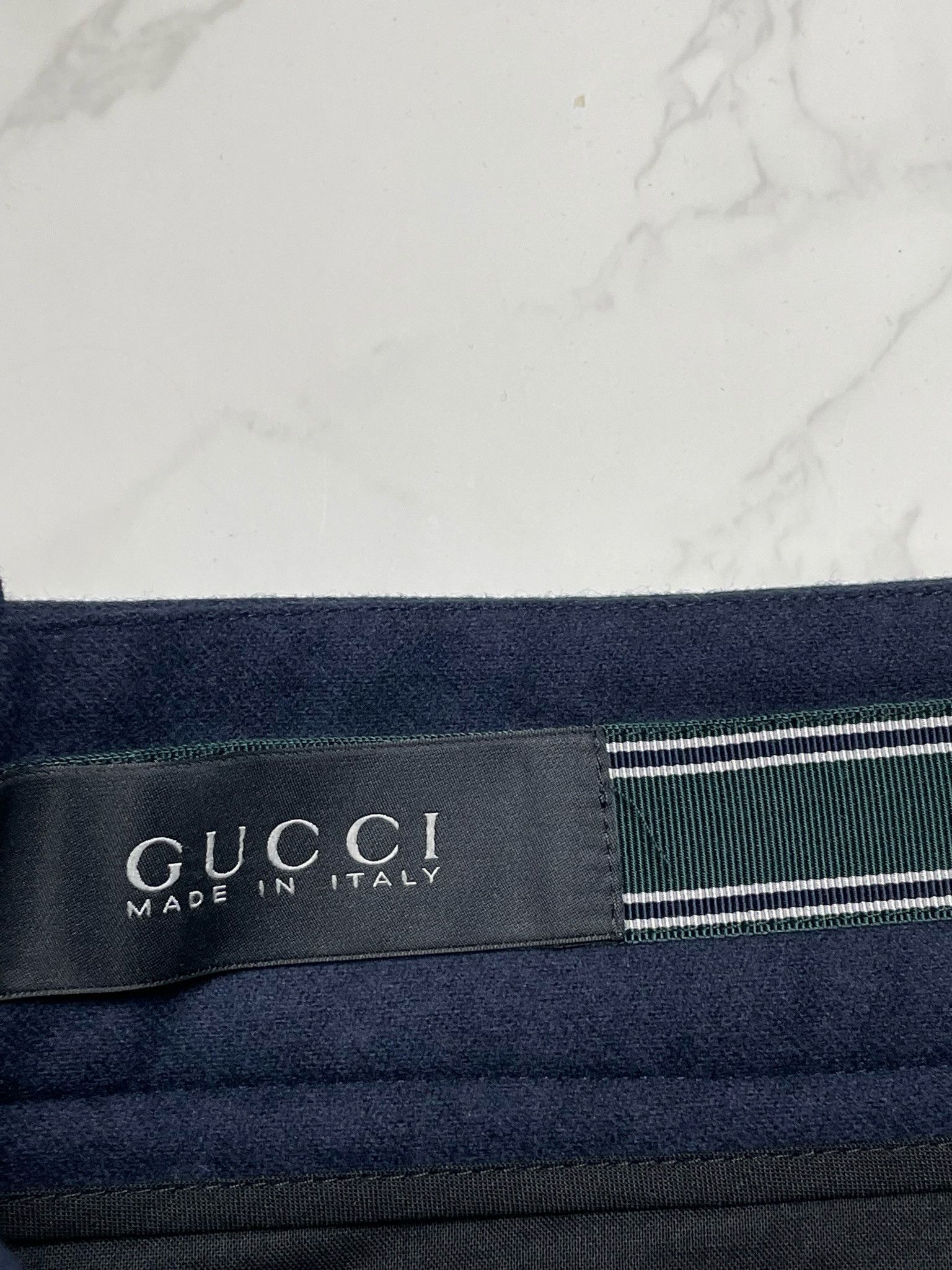 Gucci 🔥75% OFF🔥 [SALE] Gucci Navy Wool Casual Pants Size US 32 / EU 48 - 10 Thumbnail