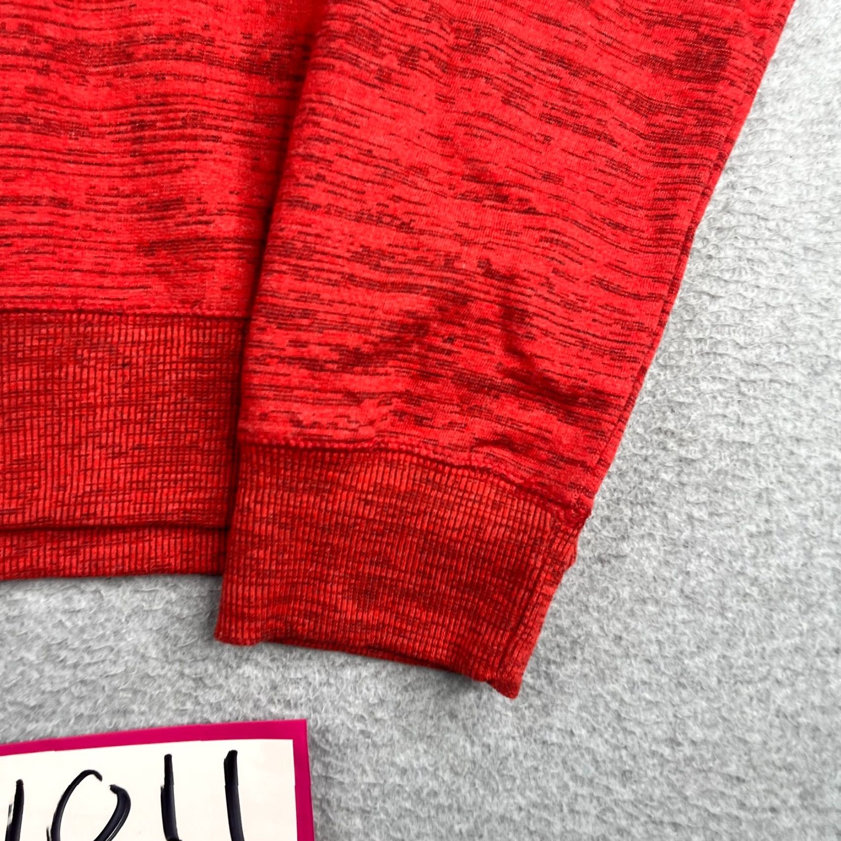 Champion Champion Sweatshirt Pullover XL Men Red Heather Crew Neck Logo All Seasons Winter Mens Size US XL / EU 56 / 4 - 2 Thumbnail