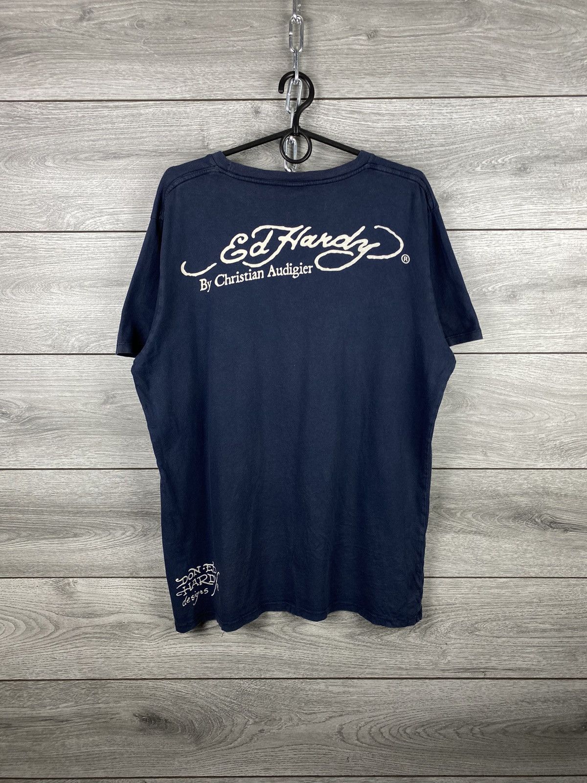 Ed Hardy Mens Vintage Ed Hardy By Christian Audigiere T Shirt Tee Size US L / EU 52-54 / 3 - 7 Thumbnail