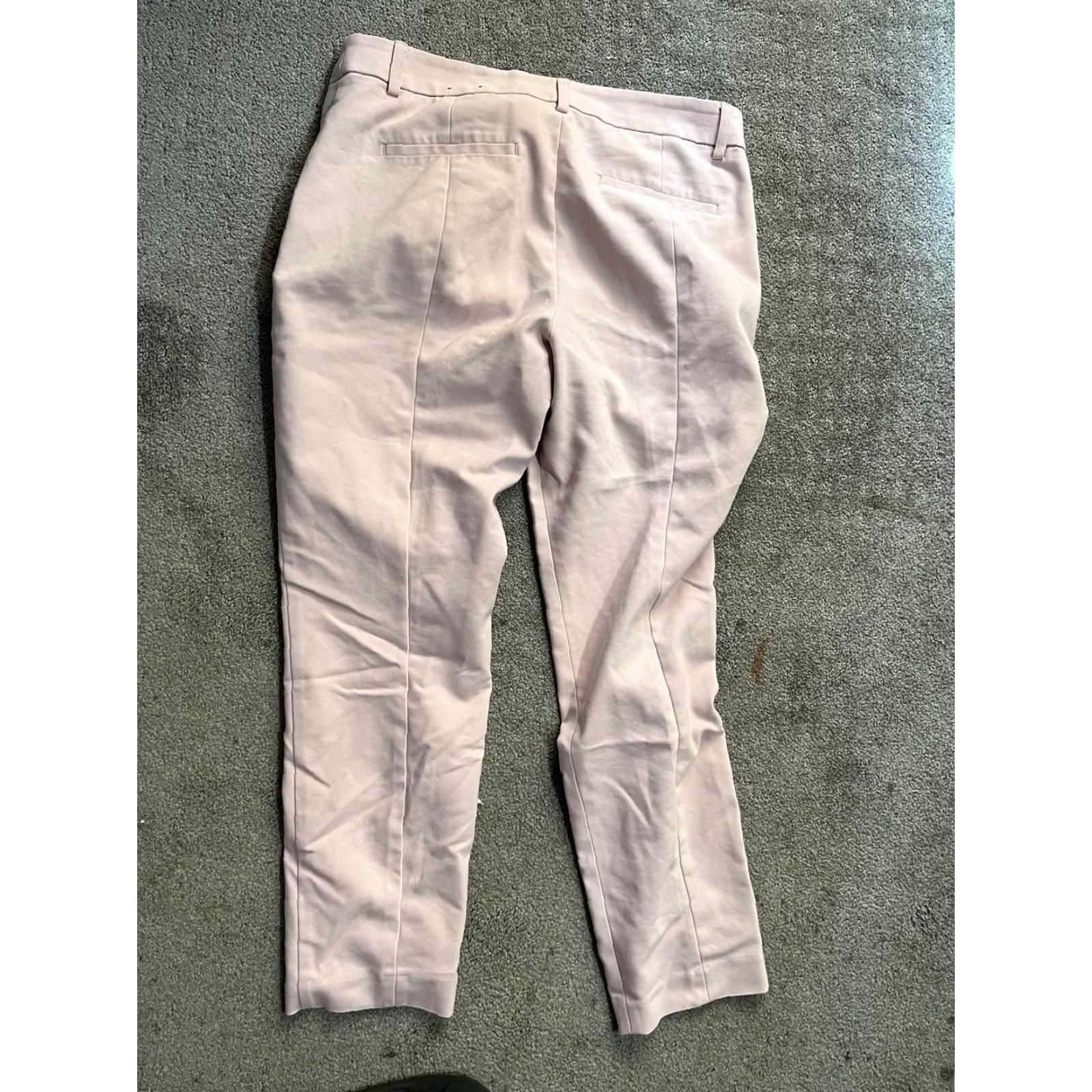 Express Express Pants Womens 8R Pink Mid Rise Ankle Flat Front Distressed Express Columnist Regular Size: 8 Pink Ankle 30 in Inseam Womens Pants 8R 30in Size 30" / US 8 / IT 44 - 3 Thumbnail
