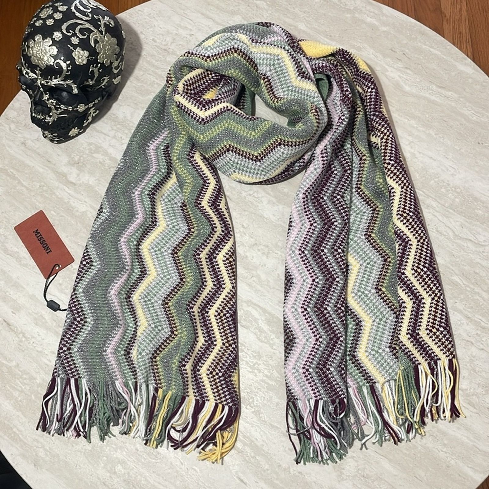 Missoni online Wool Chevron Scarf