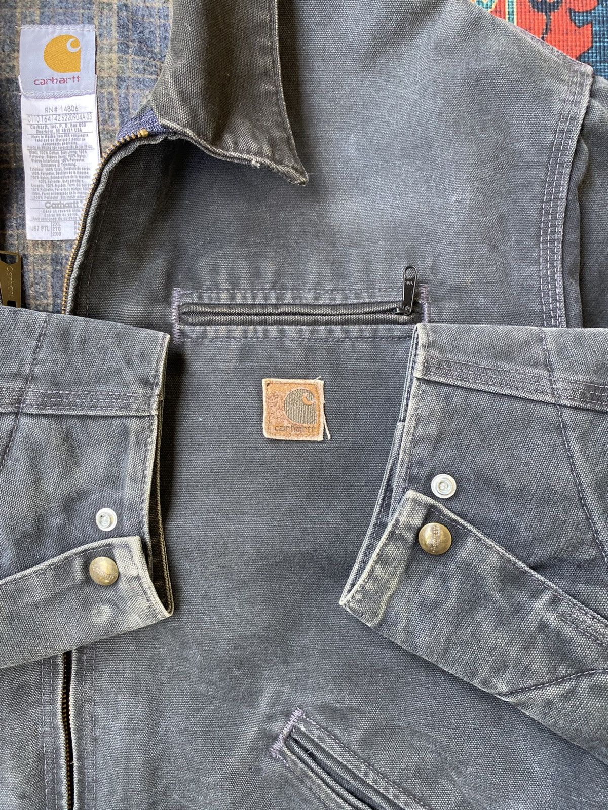 Carhartt SOLD OUT Carhartt Detroit J97 PTL Jacket Blanket Lined Size US XXL / EU 58 / 5 - 8 Thumbnail