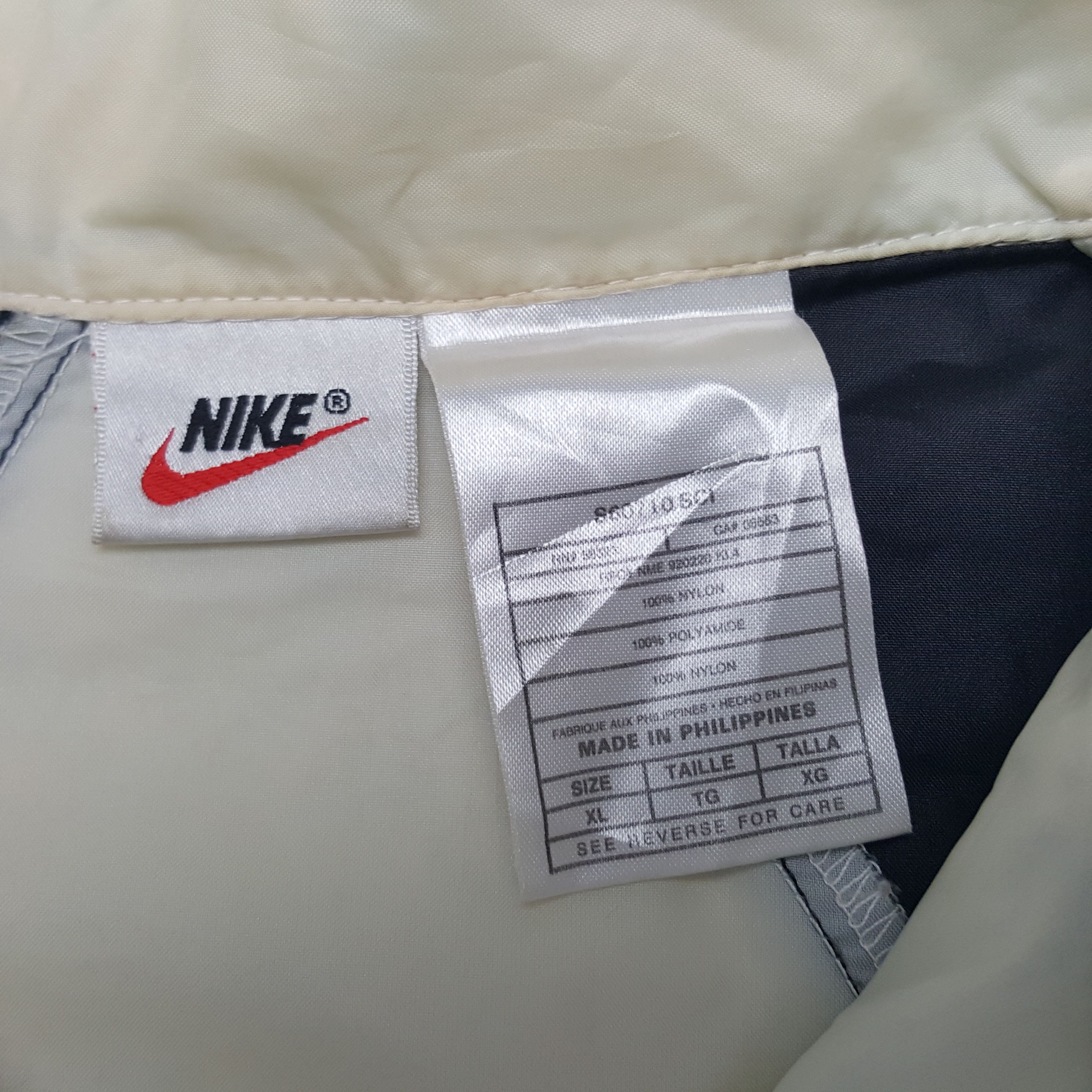 Nike × Vintage Vintage Nike Sport Windbreaker Zipper Jacket Size US XL / EU 56 / 4 - 5 Thumbnail