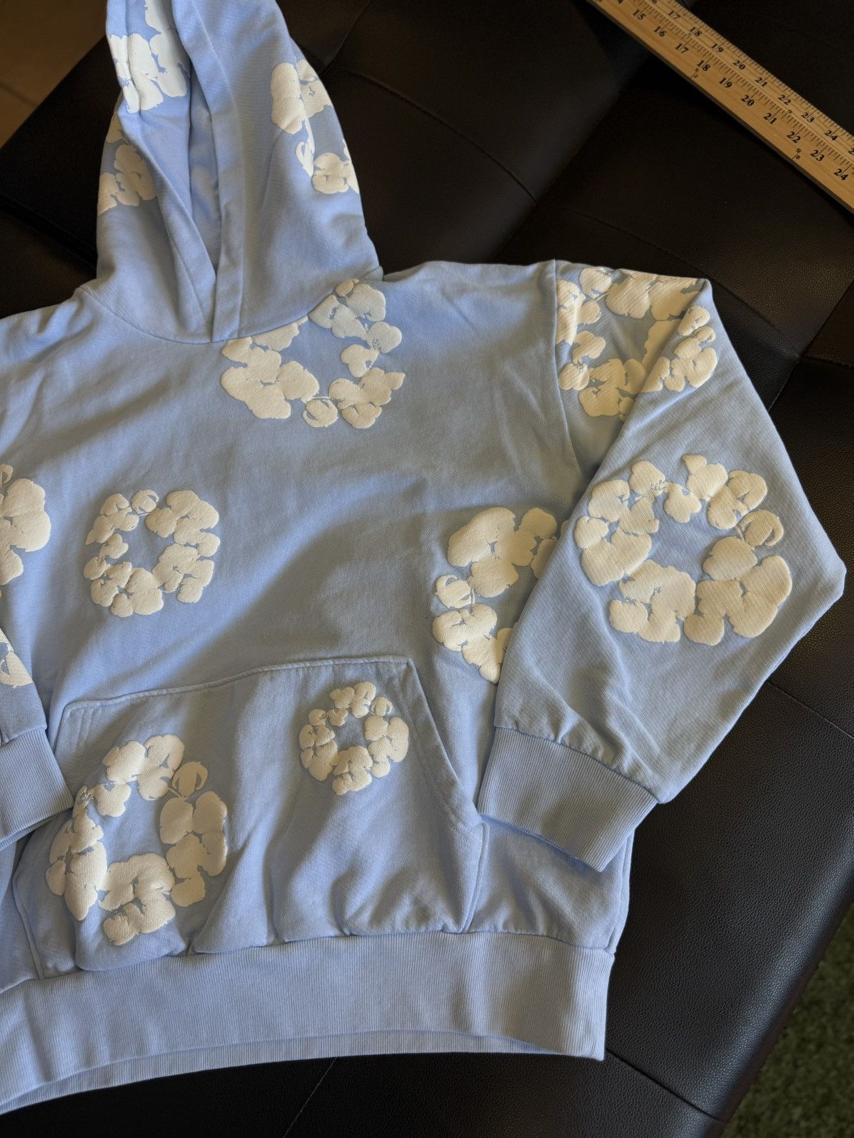 DENIM TEARS Denim Tears Cotton Wreath Hoodie Size Small Blue (NEW) Size US S / EU 44-46 / 1 - 2 Thumbnail