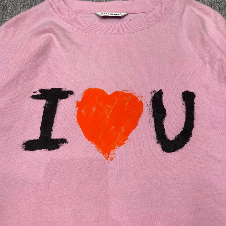 Balenciaga Balenciaga Pink Valentine's Day Limited Love Heart Long Sl Size US XS / EU 42 / 0 - 6 Thumbnail