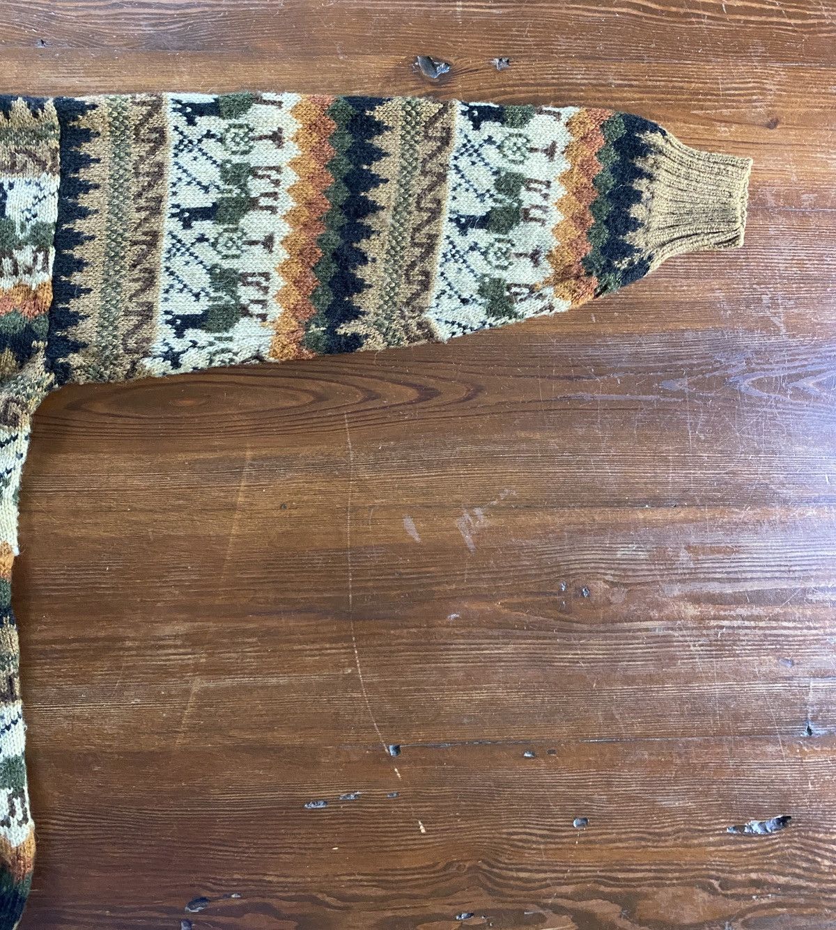 Vintage Vintage 80’s Artesania Los Andes Alpaca Wool 1/4 Zip Sweater Size US XL / EU 56 / 4 - 8 Thumbnail