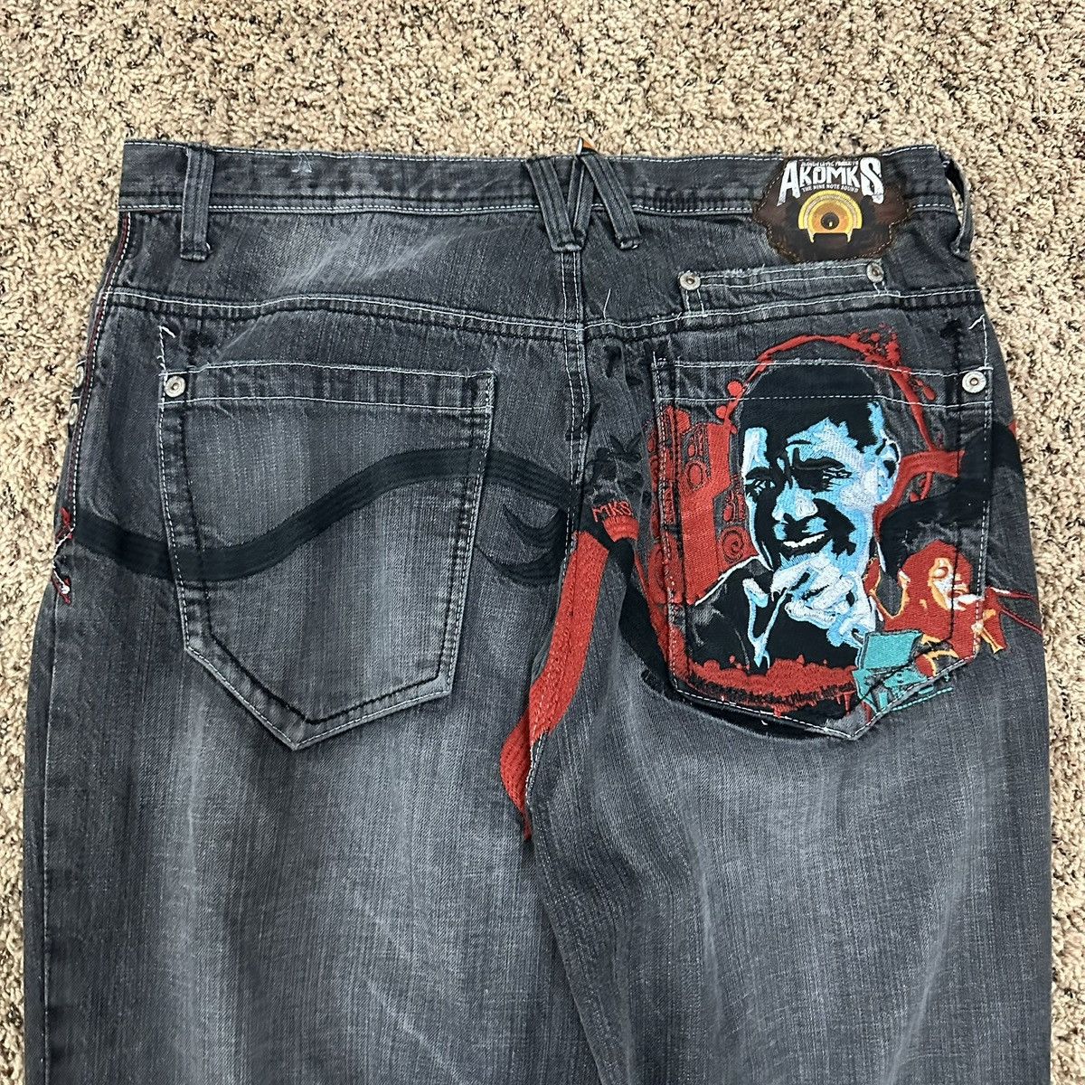 Akademiks Vintage Baggy Akademiks Jeans Size US 36 / EU 52 - 2 Thumbnail