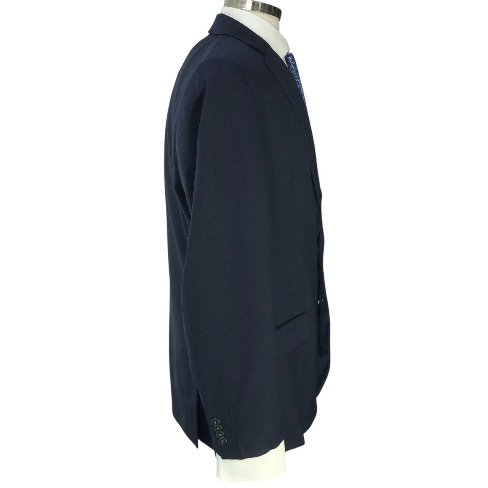 Michael Kors Michael Kors 42L Blazer Jacket Sport Coat Navy Metal Buttons Size 42L - 11 Thumbnail