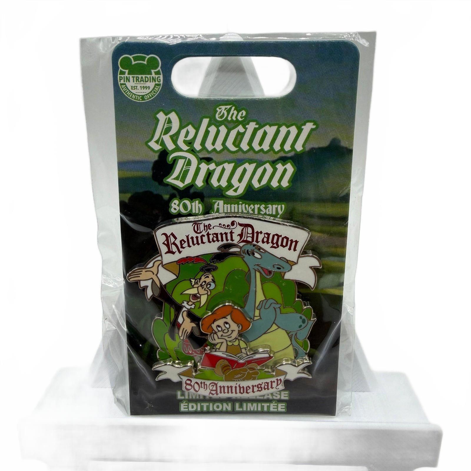 Disney Disney Pin - The Reluctant Dragon Sir Giles The Boy Size ONE SIZE - 1 Thumbnail