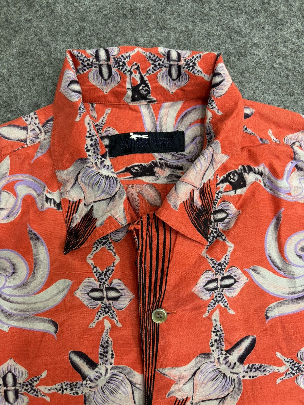 Designer 💥Designer Rayon💥Kohshin Satoh Volaju Rayon Shirt F508 Size US M / EU 48-50 / 2 - 12 Thumbnail