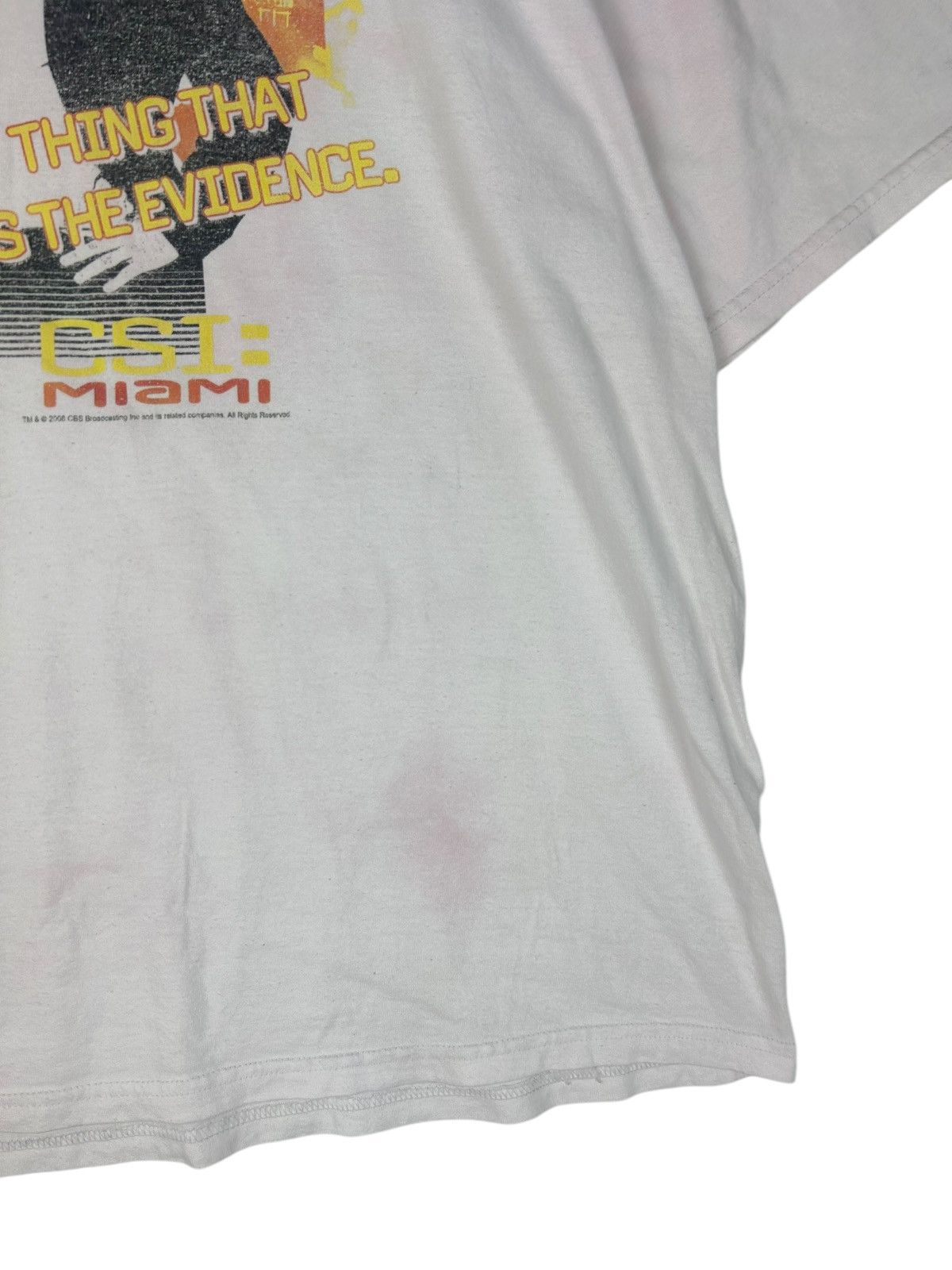 Vintage Vintage Y2K CSI Miami Promo Tees/ Crime TV Series Size US XL / EU 56 / 4 - 3 Thumbnail