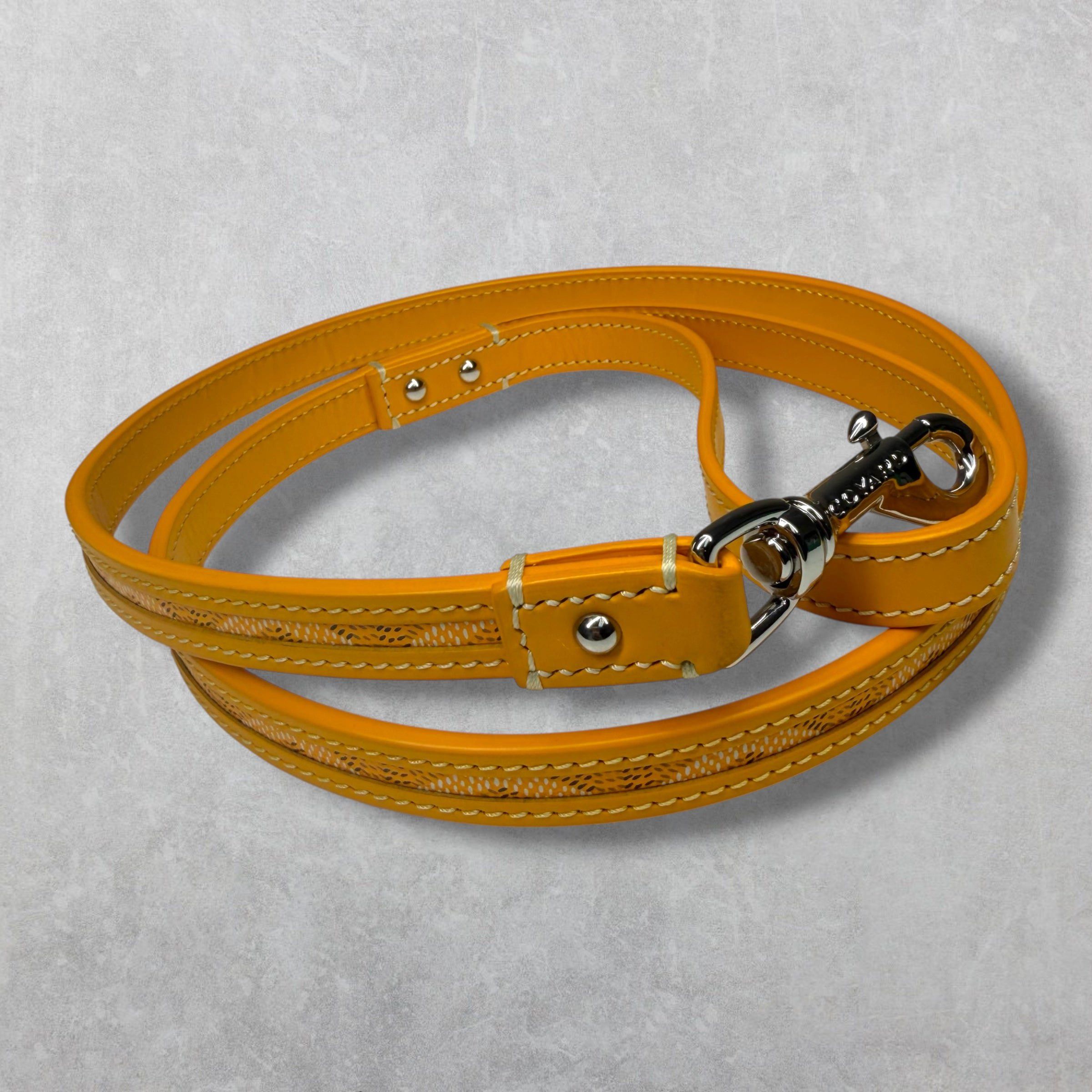 Goyard Goyard Goyardine Edmond Yellow Dog Leash Size ONE SIZE - 1 Thumbnail