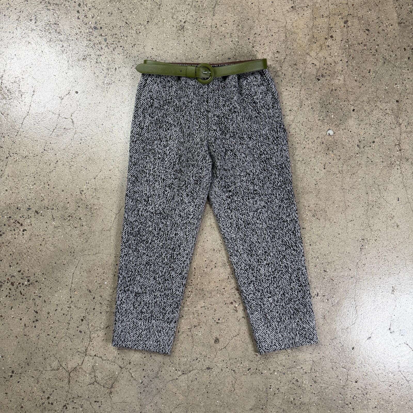 Prada Prada Wool Blend Pants w/ Attachable Belt Size 36" / US 14 / IT 50 - 1 Thumbnail
