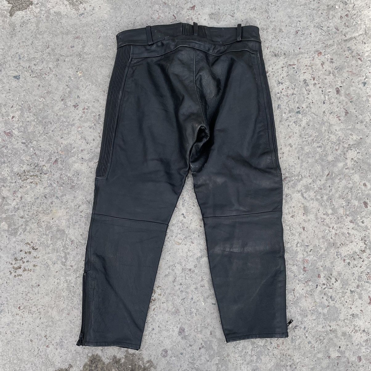 Vintage Vintage Moto Leather Pants 38 Size 90s Y2K USA Japanese Hype Size US 38 / EU 54 - 2 Thumbnail