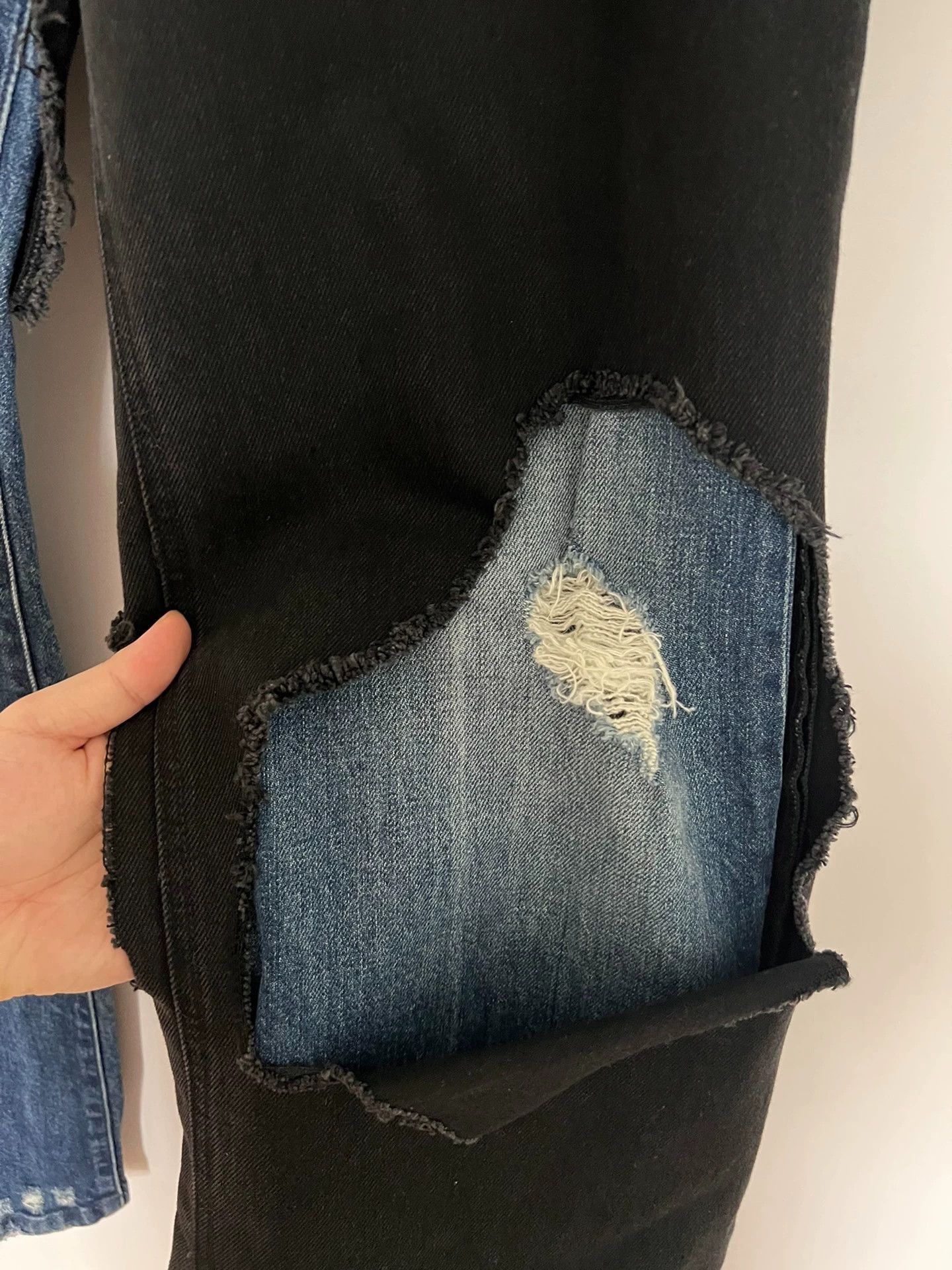 Raf Simons Raf Simons Out-of-print double-layer damaged pants-2505 Size US 32 / EU 48 - 3 Thumbnail