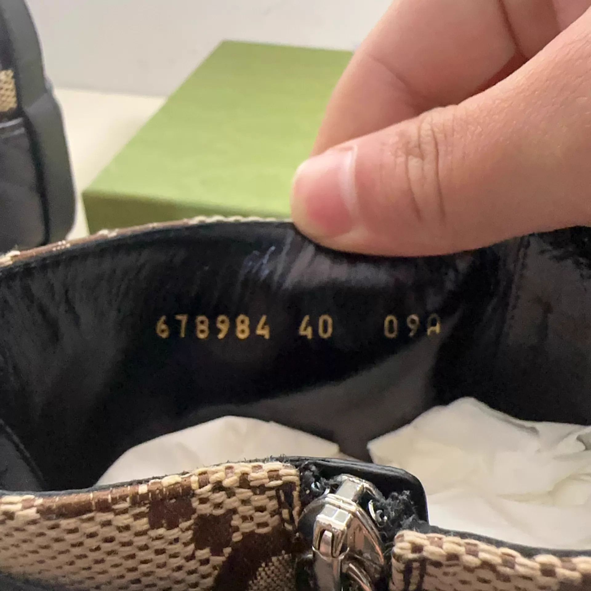 Gucci Gucci GG round-toe lace-up short boots women's black/brown Size US 9.5 / IT 39.5 - 5 Thumbnail