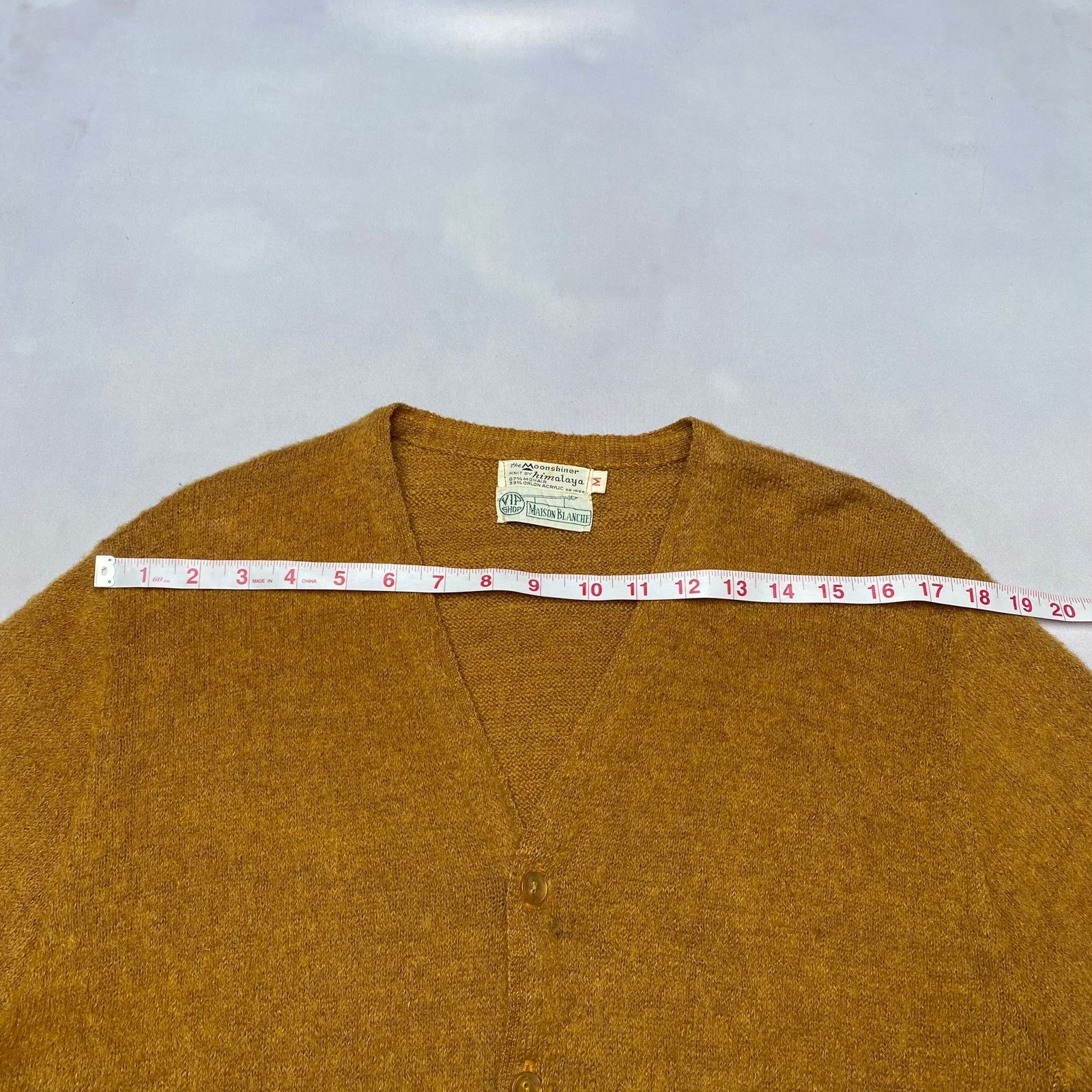 Vintage Vintage 60s Moonshiner Knit Himalaya Mohair Cardigan Medium Size US M / EU 48-50 / 2 - 8 Thumbnail