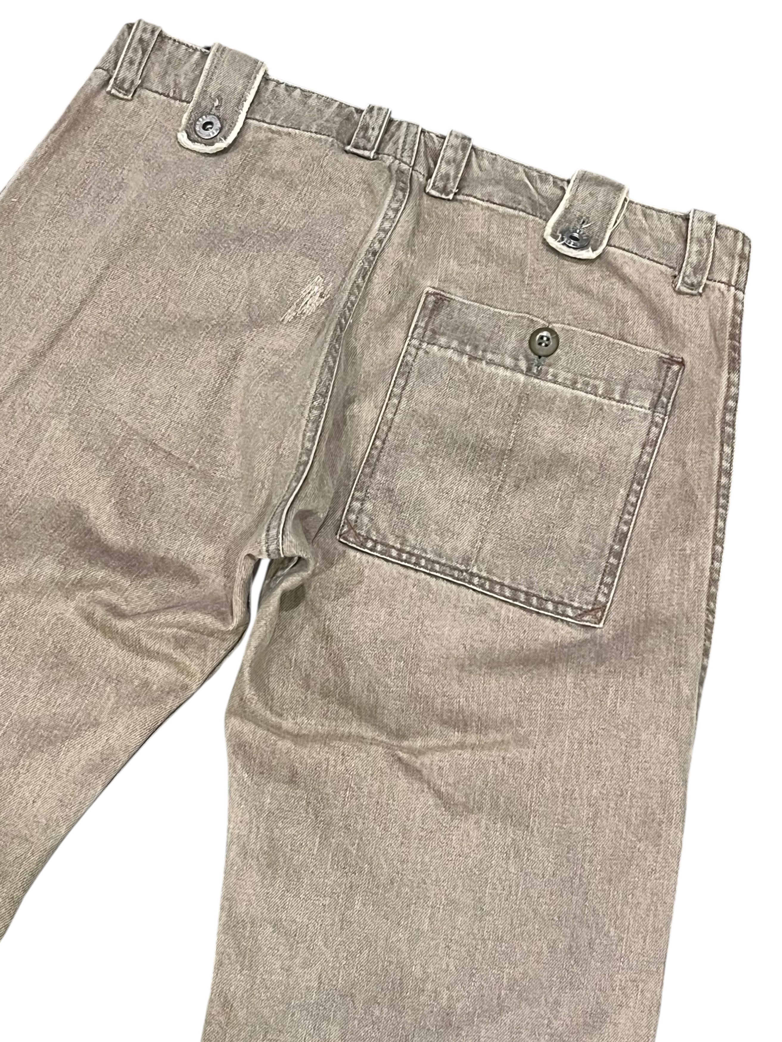 Diesel 🔥Vintage DIESEL BUSH PANTS Distressed FLARE Denim ITALY Size US 31 - 8 Thumbnail