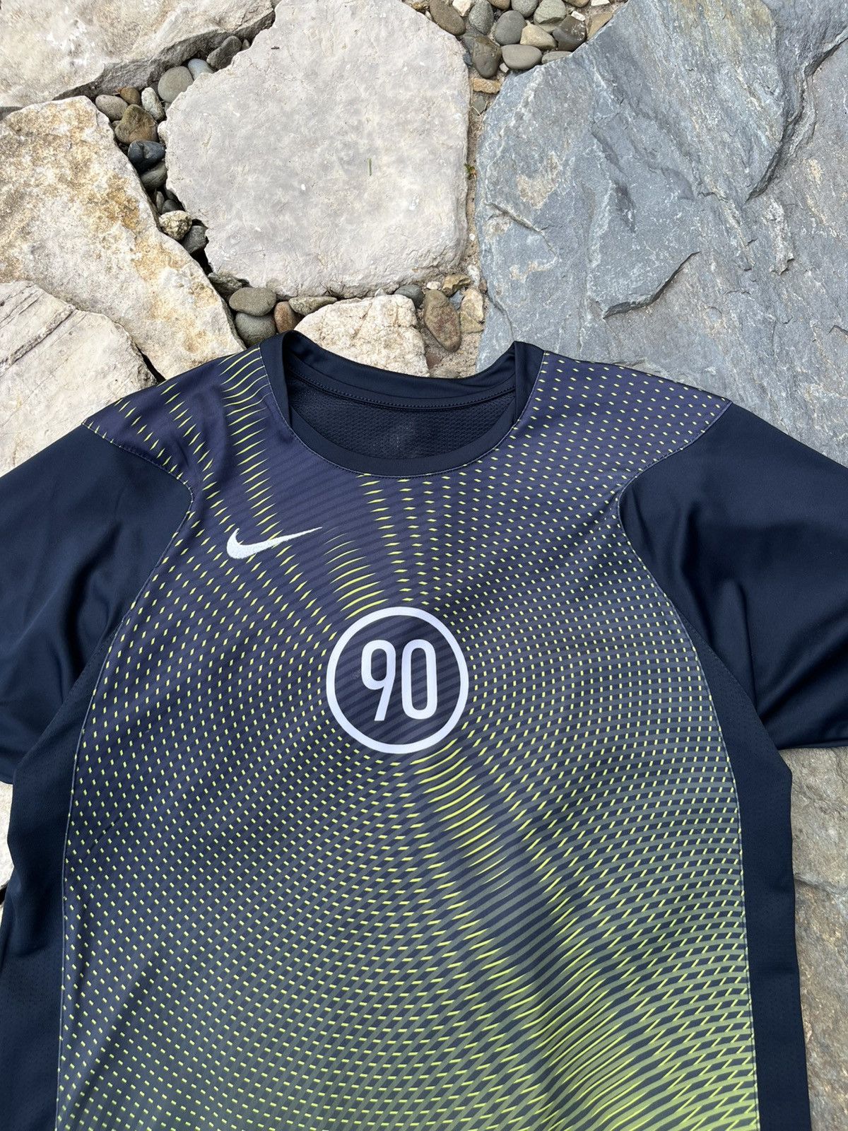 Nike × Vintage Vintage 90s Nike Total 90 y2k soccer jersey tee hype t-shirt Size US S / EU 44-46 / 1 - 3 Thumbnail