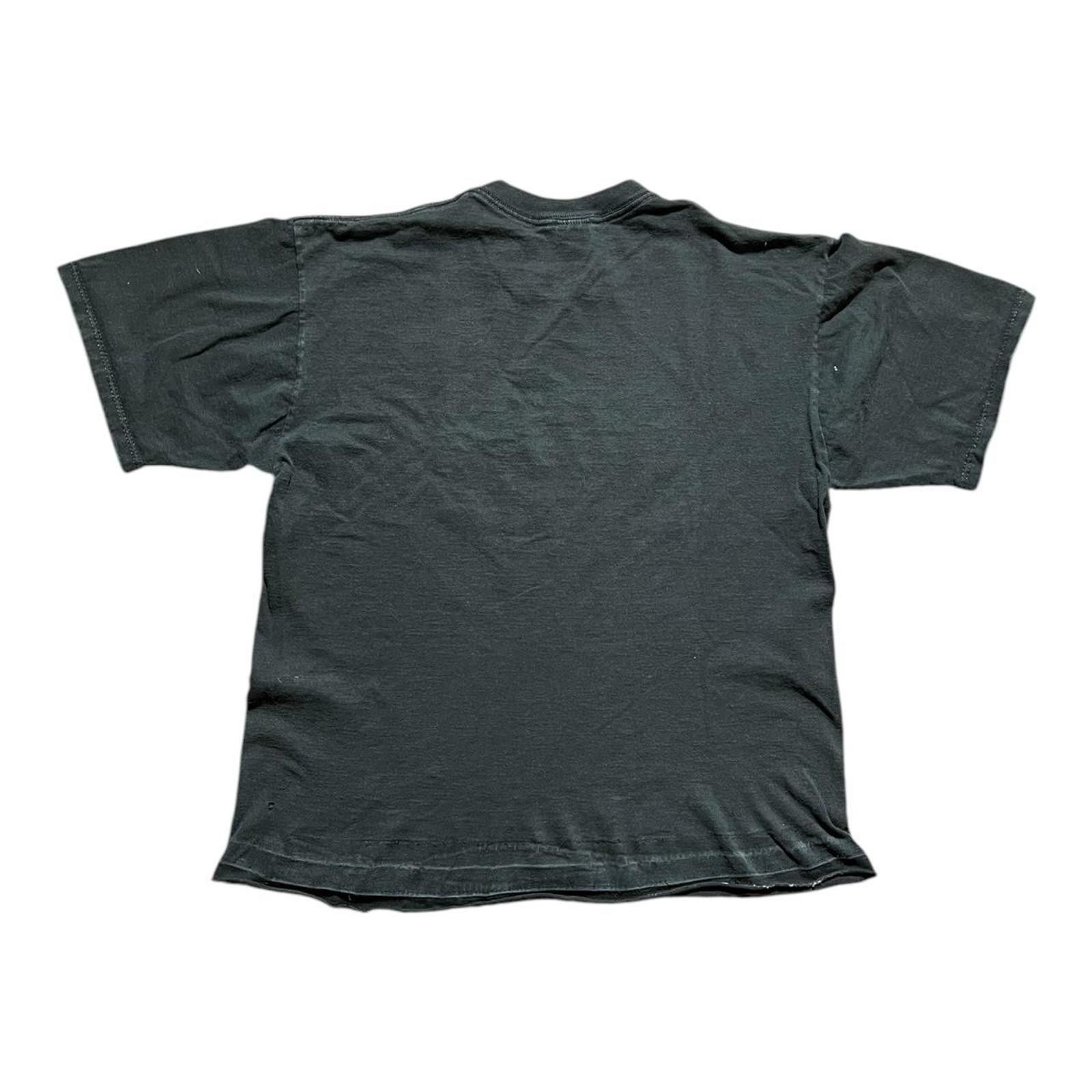 Jerzees Vintage 90s Alaska The Great Land Embroidered Black T-shirt Size S / US 4 / IT 40 - 2 Thumbnail