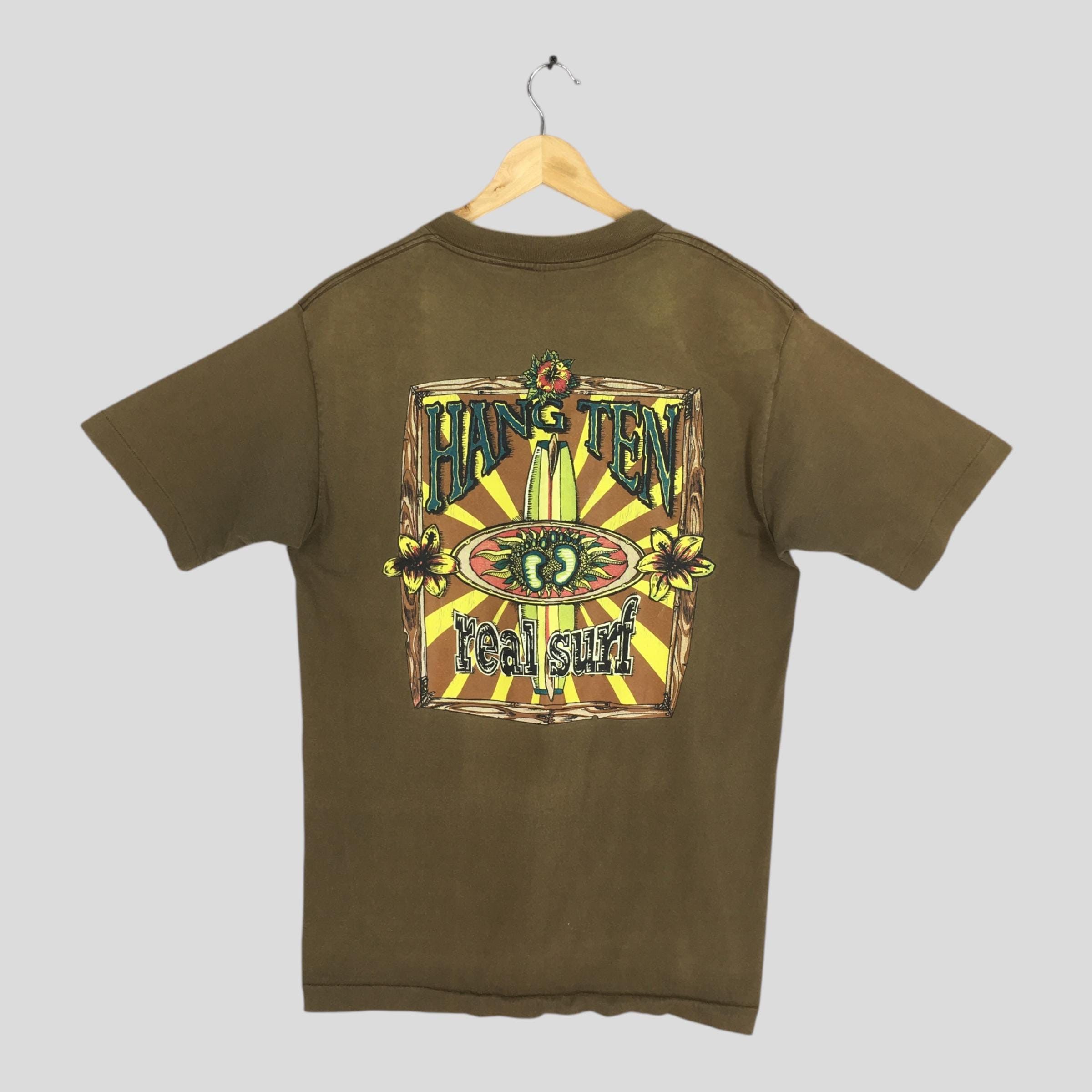 Hang Ten Vintage 90s Hang Ten Surfing Footprint T shirt Large Size US L / EU 52-54 / 3 - 1 Thumbnail