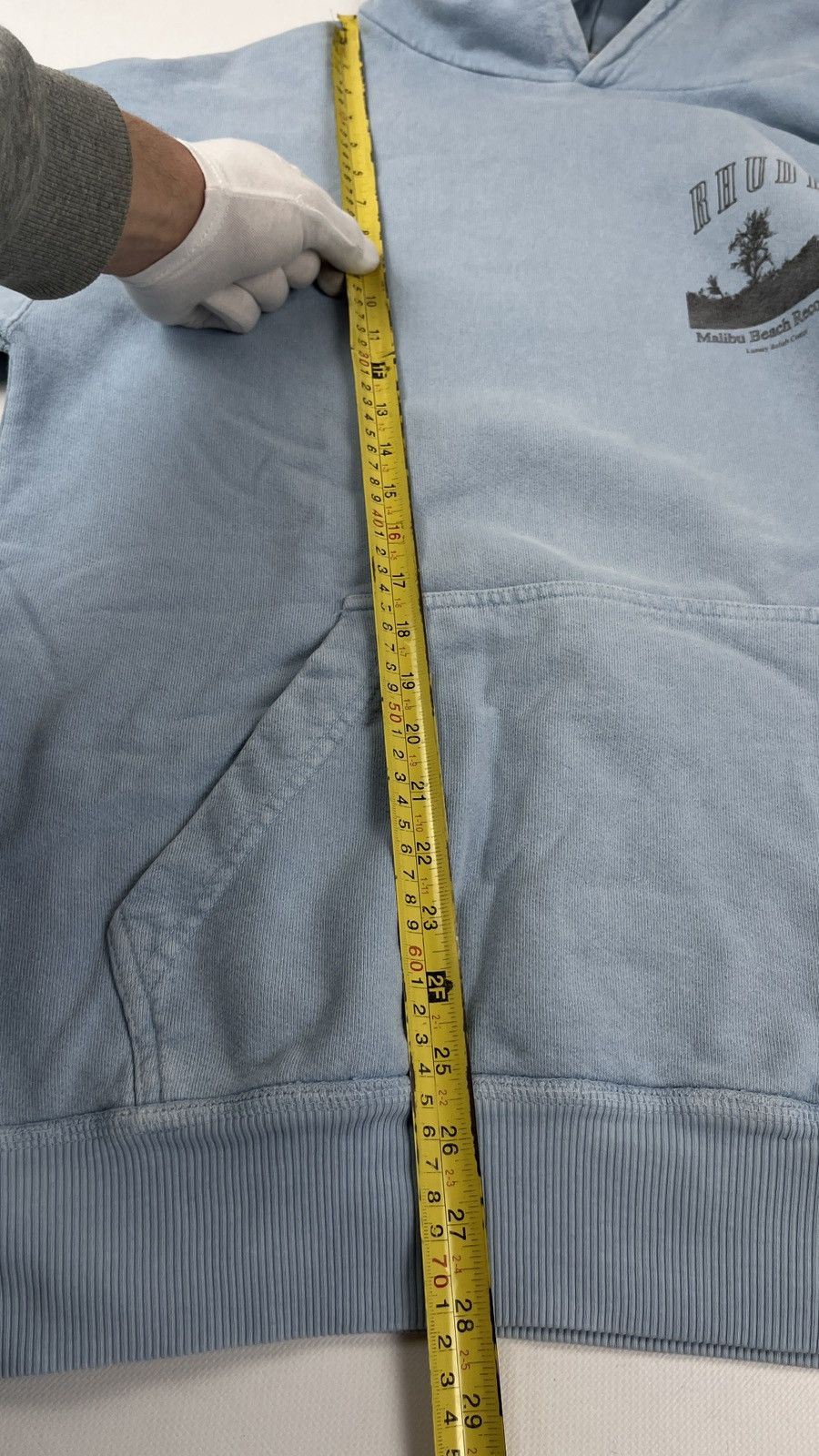 Rhude Rhude Oversized Washed Blue Hoodie Size US S / EU 44-46 / 1 - 10 Thumbnail