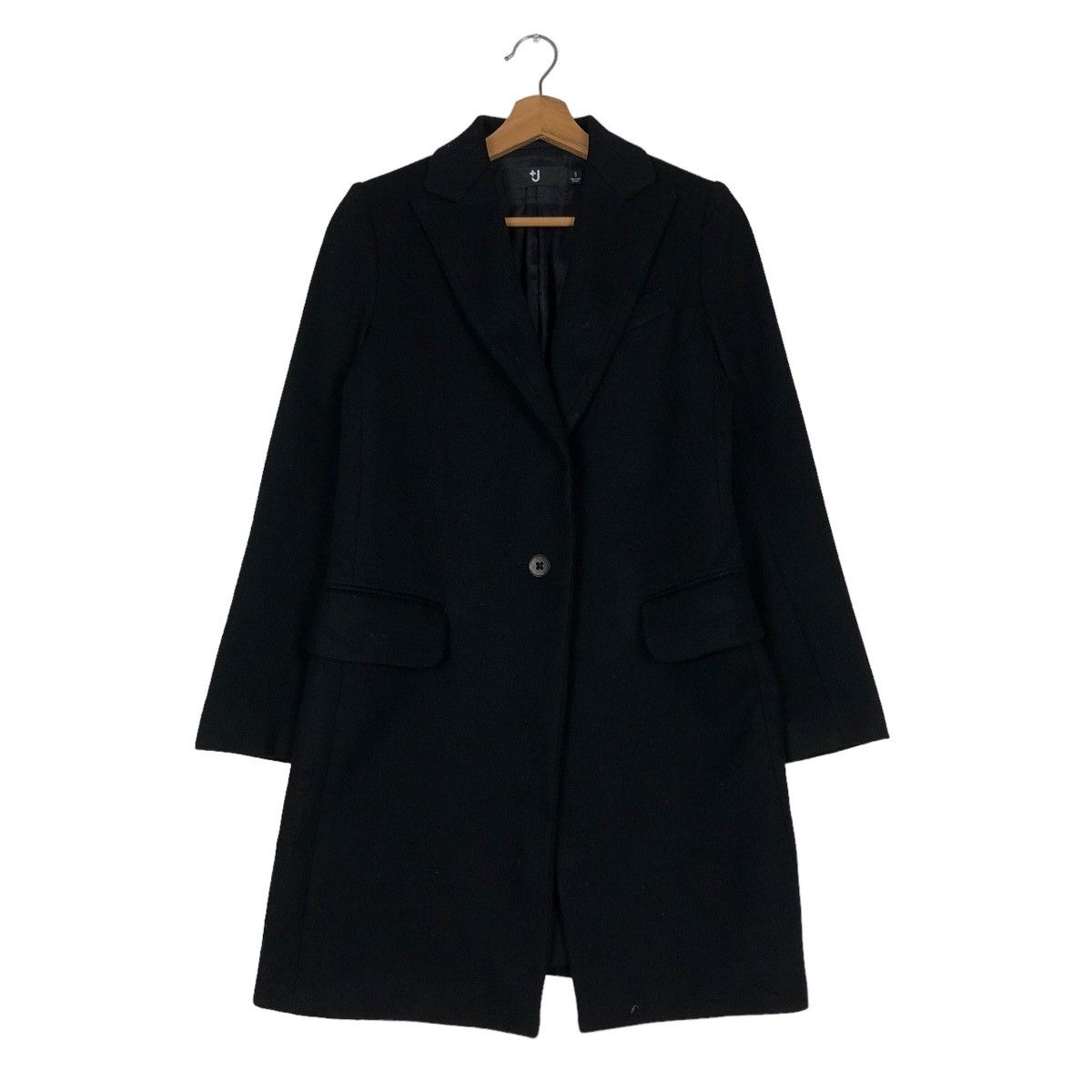 Jil Sander 🔥Rich Black Long Jacket Jill Sander J+ Japan Size US S / EU 44-46 / 1 - 1 Thumbnail