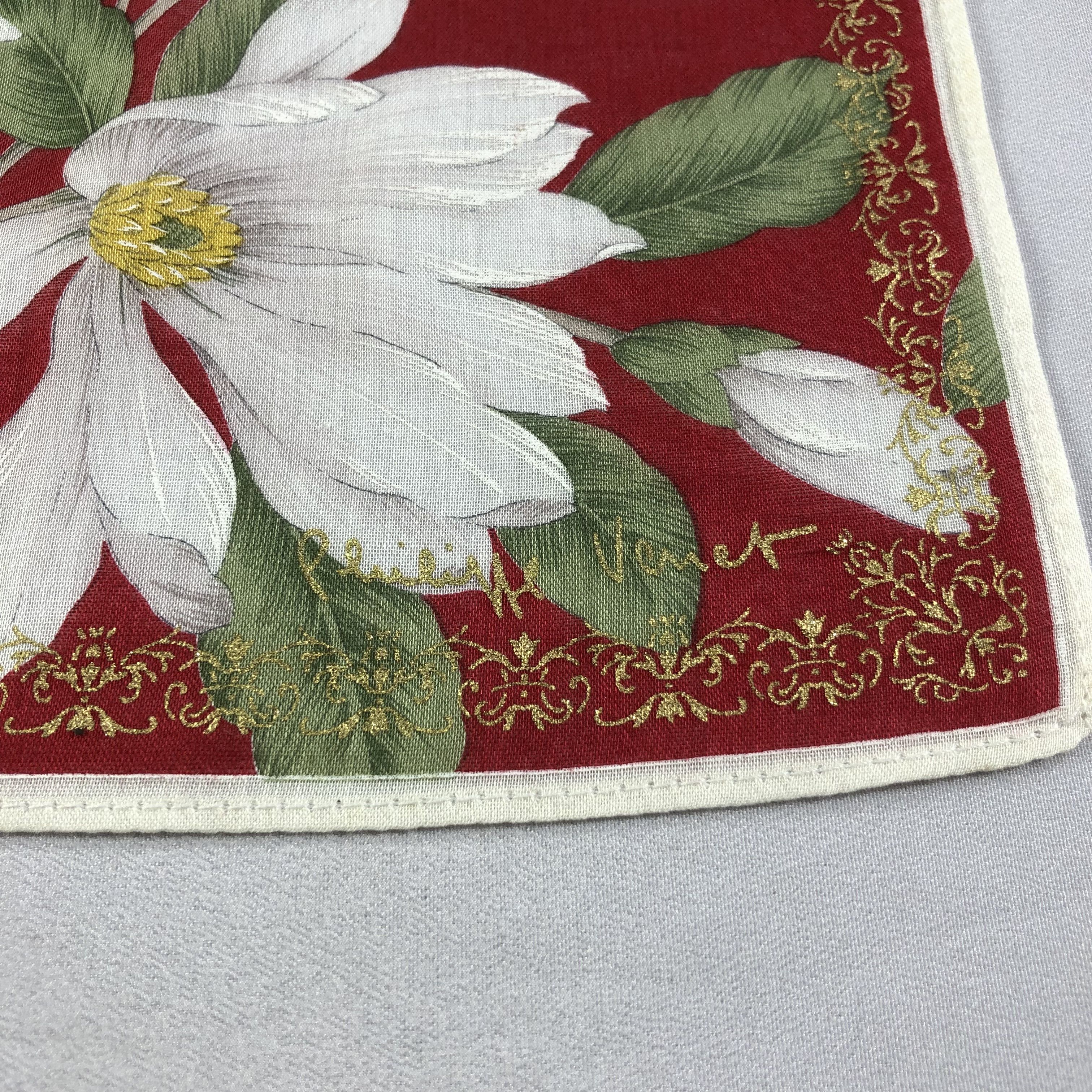 Vintage Philippe Venet Handkerchief Neckerchief Bandana H1513 Size ONE SIZE - 4 Thumbnail