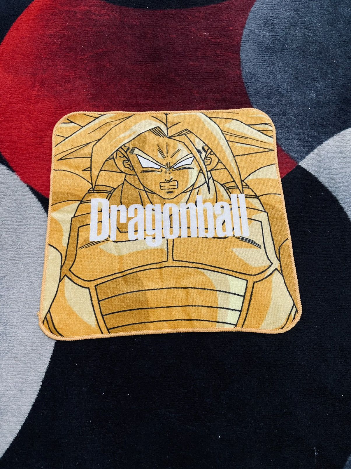 Anime Dragon Ball Son Goku Super Saiya Handkerchief Size ONE SIZE - 1 Thumbnail