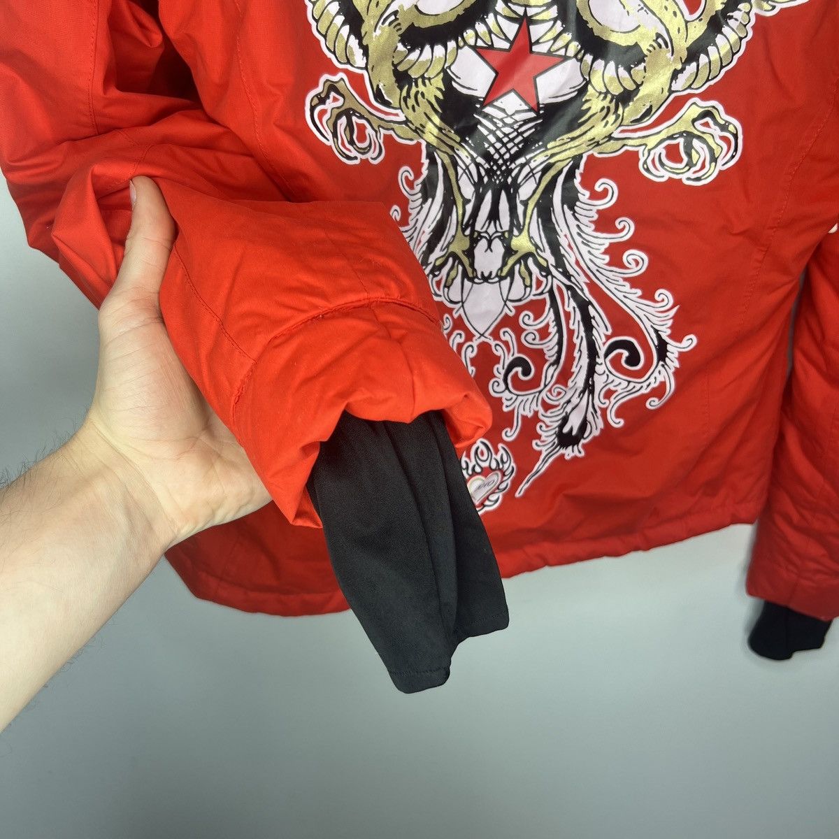Ed Hardy × Vintage 🥵 Ed Hardy 🥶 Ski Winter Jacket Full Print Size M / US 6-8 / IT 42-44 - 10 Thumbnail
