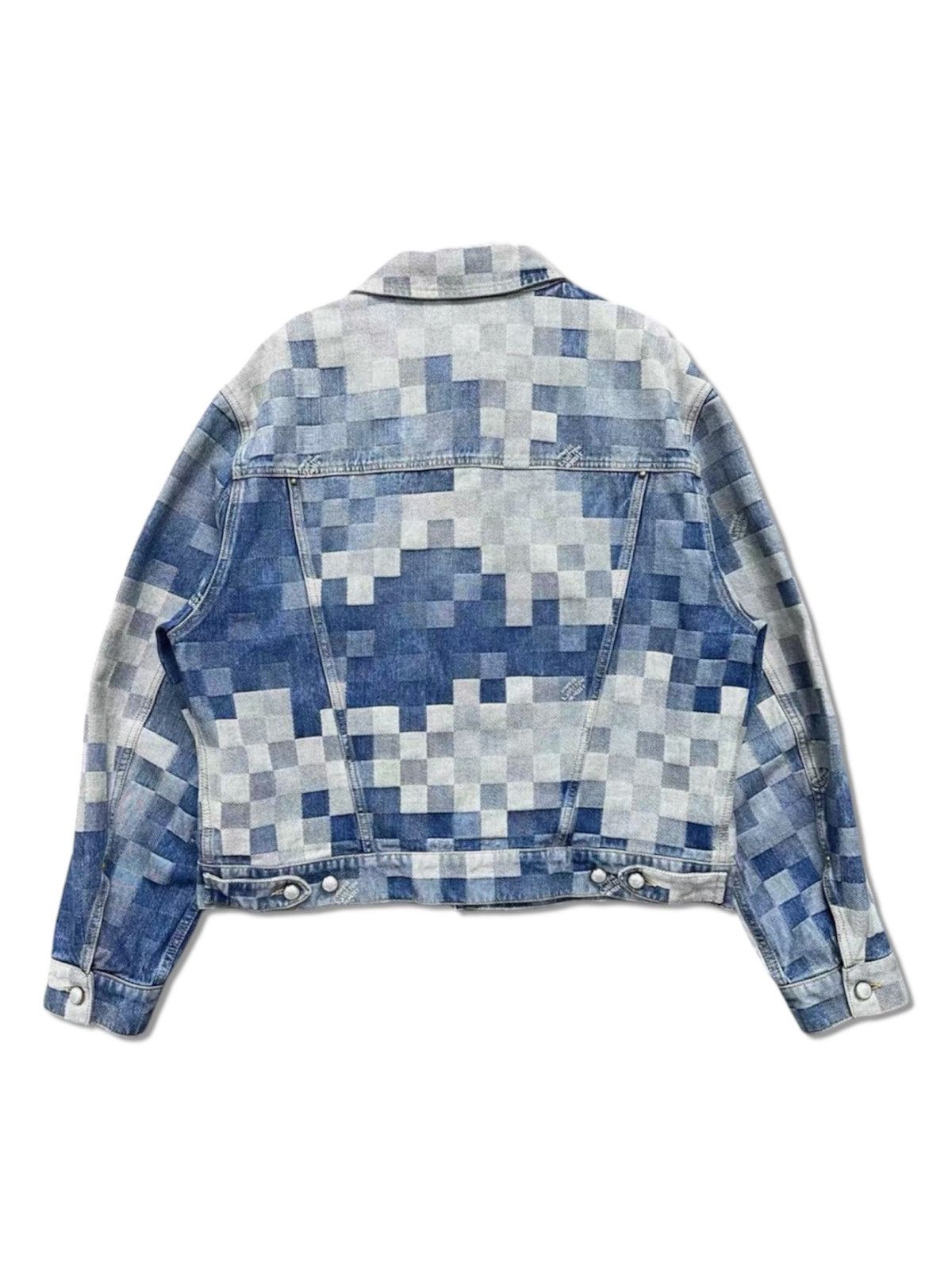 Louis Vuitton Louis Vuitton X Pharrell 54 Damoflage Damier Denim Jacket Size US L / EU 52-54 / 3 - 2 Thumbnail