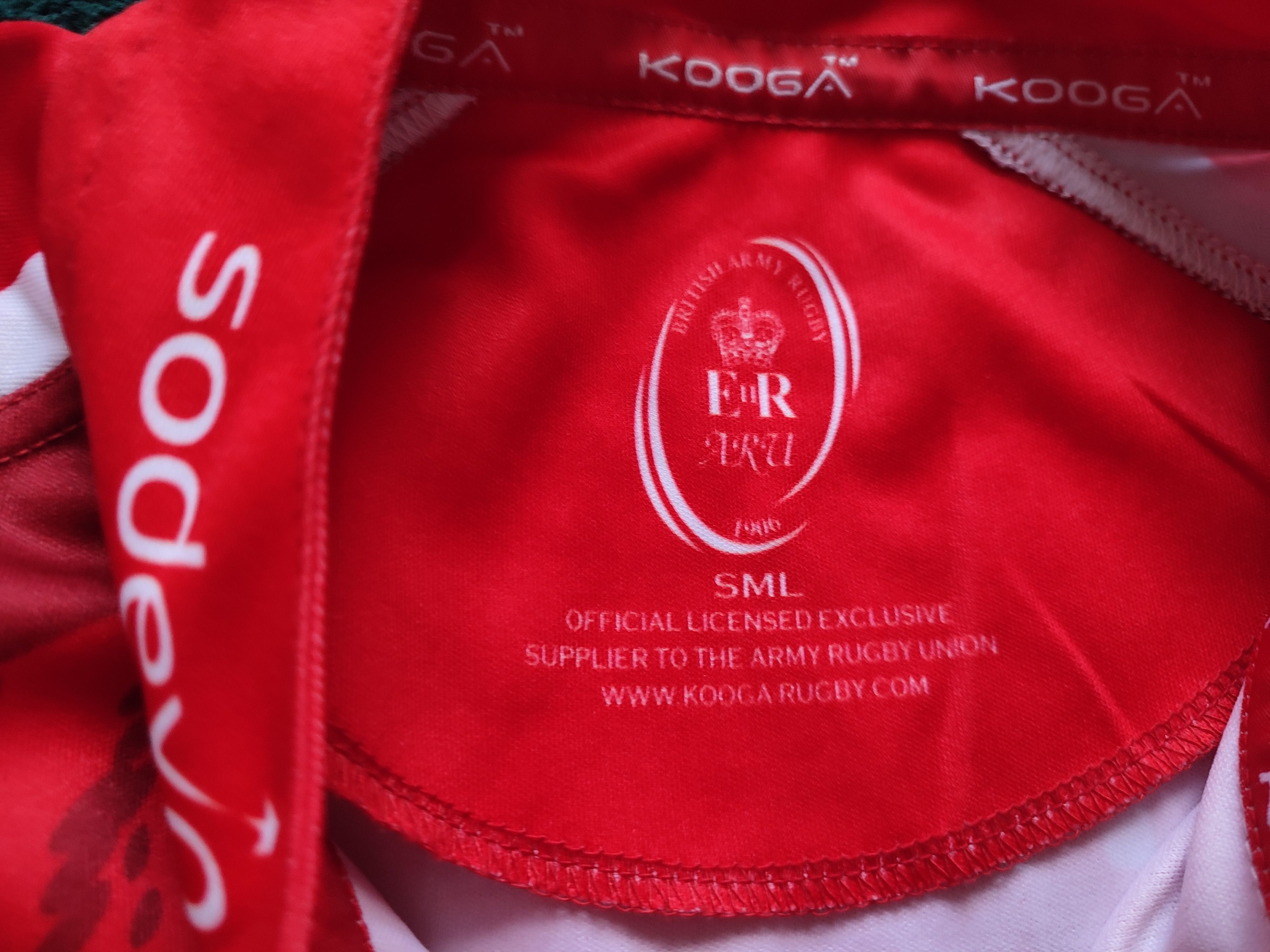 Other British Army Kooga Sodexo Rugby Jersey Shirt Size US M / EU 48-50 / 2 - 7 Thumbnail