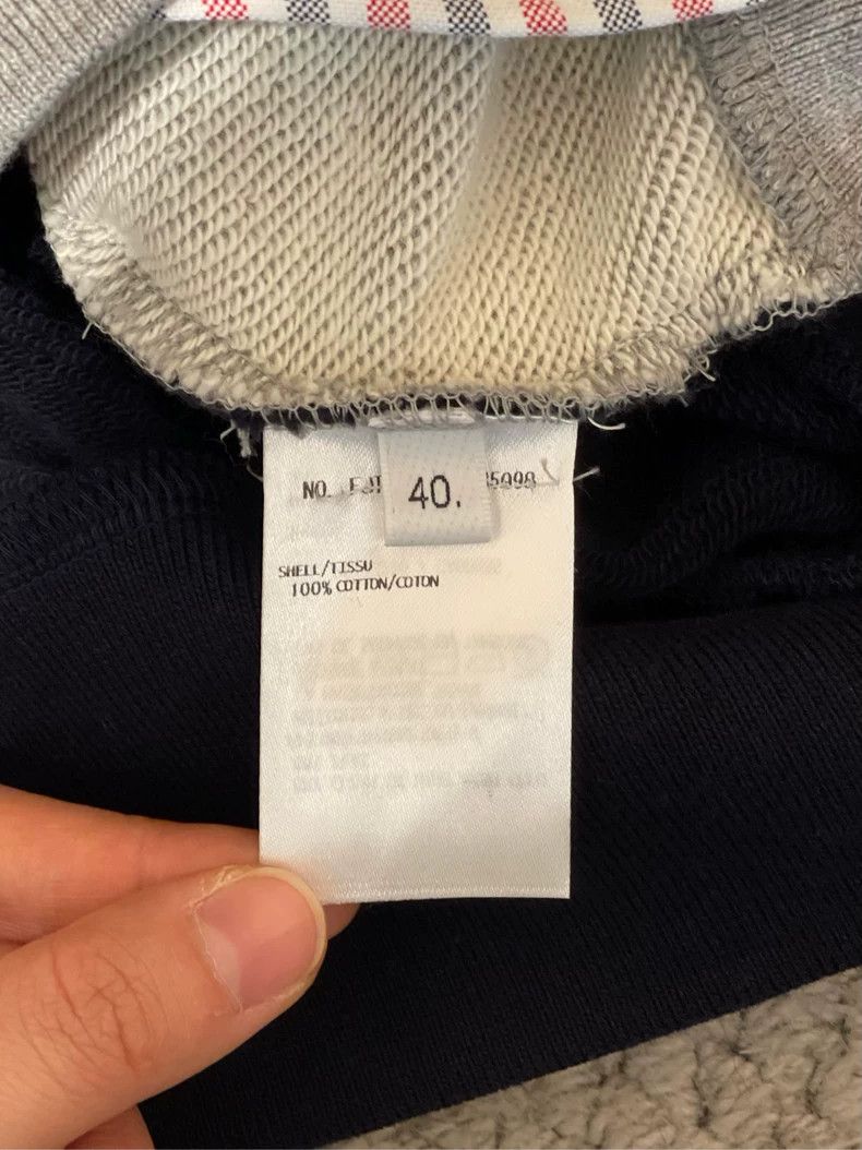 Thom Browne Thom browne Gray Tibetan blue double-color four-striped zip Size US XXS / EU 40 - 7 Thumbnail