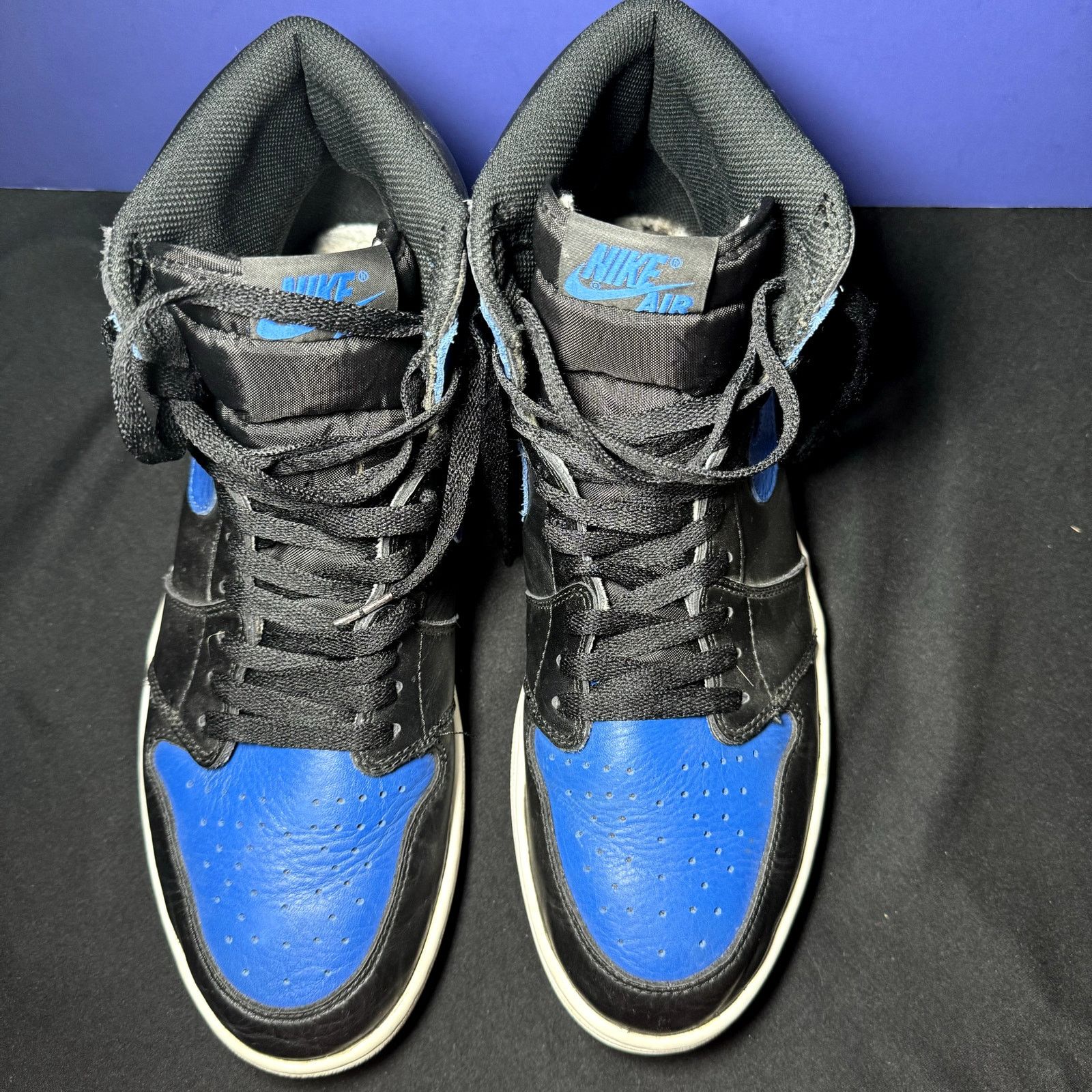 Jordan Brand × Nike Size 13 - Air Jordan 1 Retro High OG Royal 2017 Men's Shoes Size US 13 / EU 46 - 4 Thumbnail