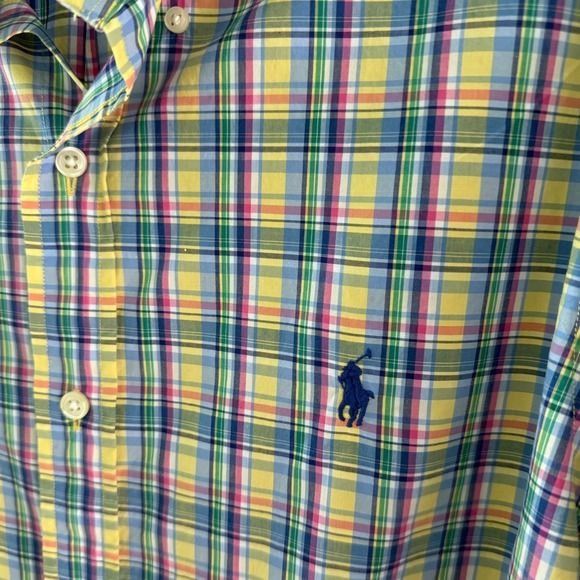 Polo Ralph Lauren Ralph Lauren Men's Plaid Button Down Shirt Large Size US L / EU 52-54 / 3 - 8 Thumbnail