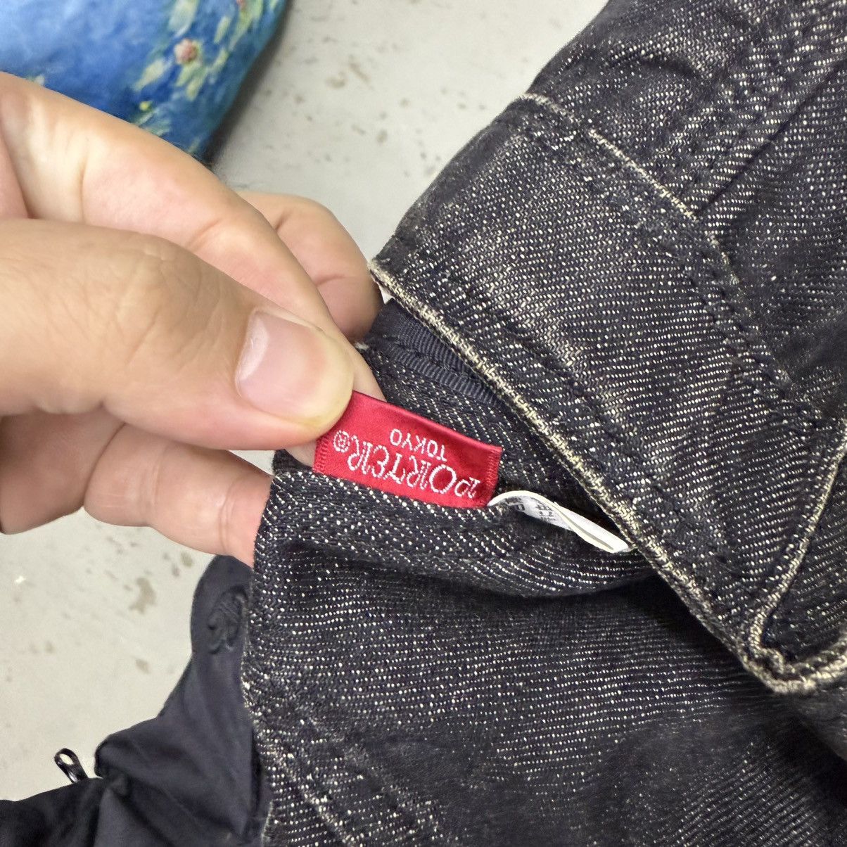 Porter Porter by Yoshida Made In Japan Raw Denim Tote Bag Size ONE SIZE - 7 Thumbnail