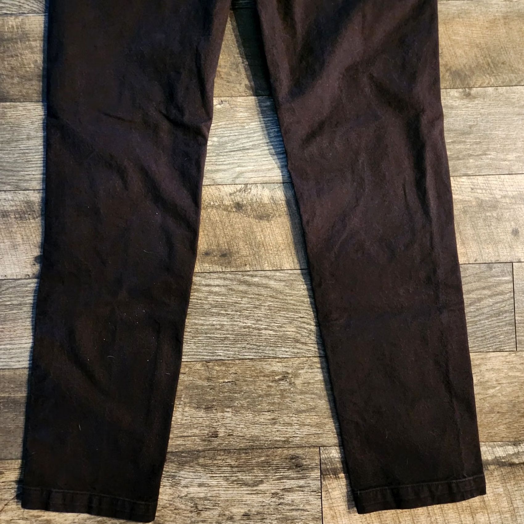 Flint And Tinder Flint and Tinder Jeans Mens 34x32 Black Straight Leg Button Fly Denim USA Made Size US 34 / EU 50 - 7 Thumbnail