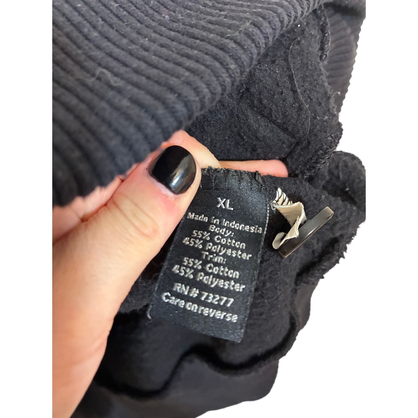 Apt. 9 APT 9 Mens Jacket Full Zip Mock Neck Knit Black XL Preppy Size US XL / EU 56 / 4 - 4 Thumbnail