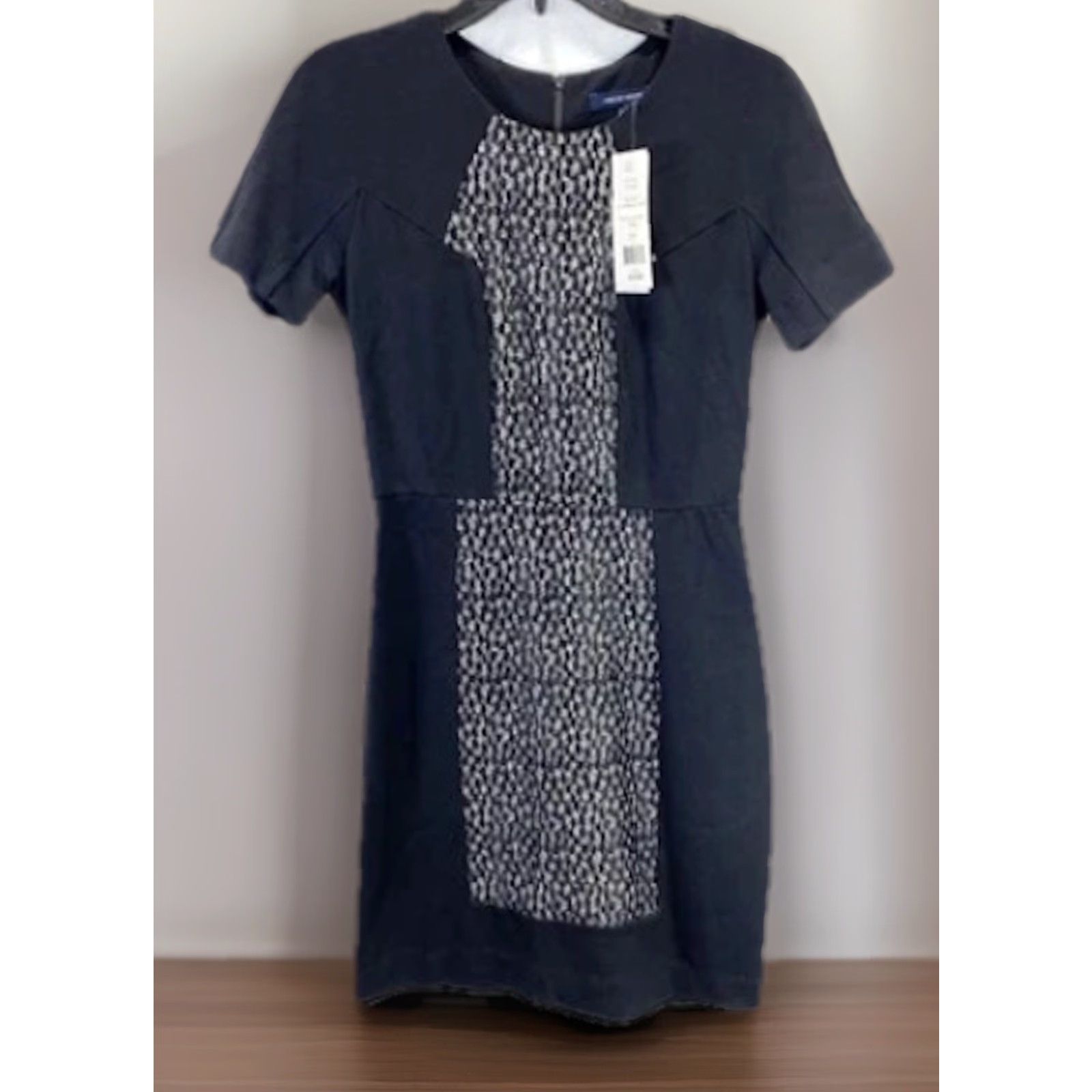 French Connection NEW NWT French Connection Dress Mini Short Sleeve Lace Black Size 6 Womens Regular Spring Casual Daywear Size M / US 6-8 / IT 42-44 - 2 Thumbnail