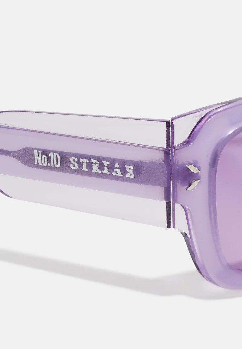 Alexander McQueen × McQ Alexander McQueen !DS! SS23 Alexander Mcqueen MQ0359S Violet Square Sunglasses Size ONE SIZE - 3 Thumbnail