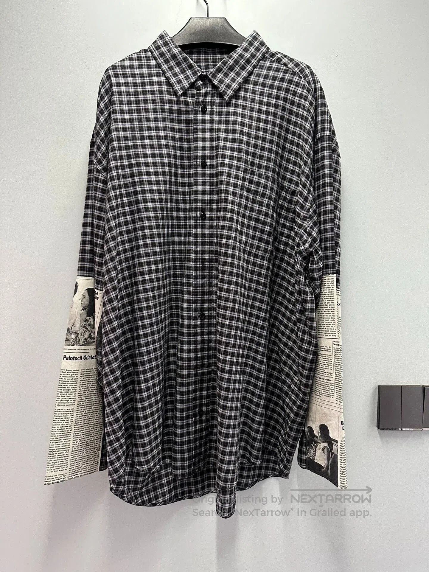 Balenciaga Balenciaga Plaid Shirt for Everyday Wear. Size XS / US 0-2 / IT 36-38 - 1 Thumbnail
