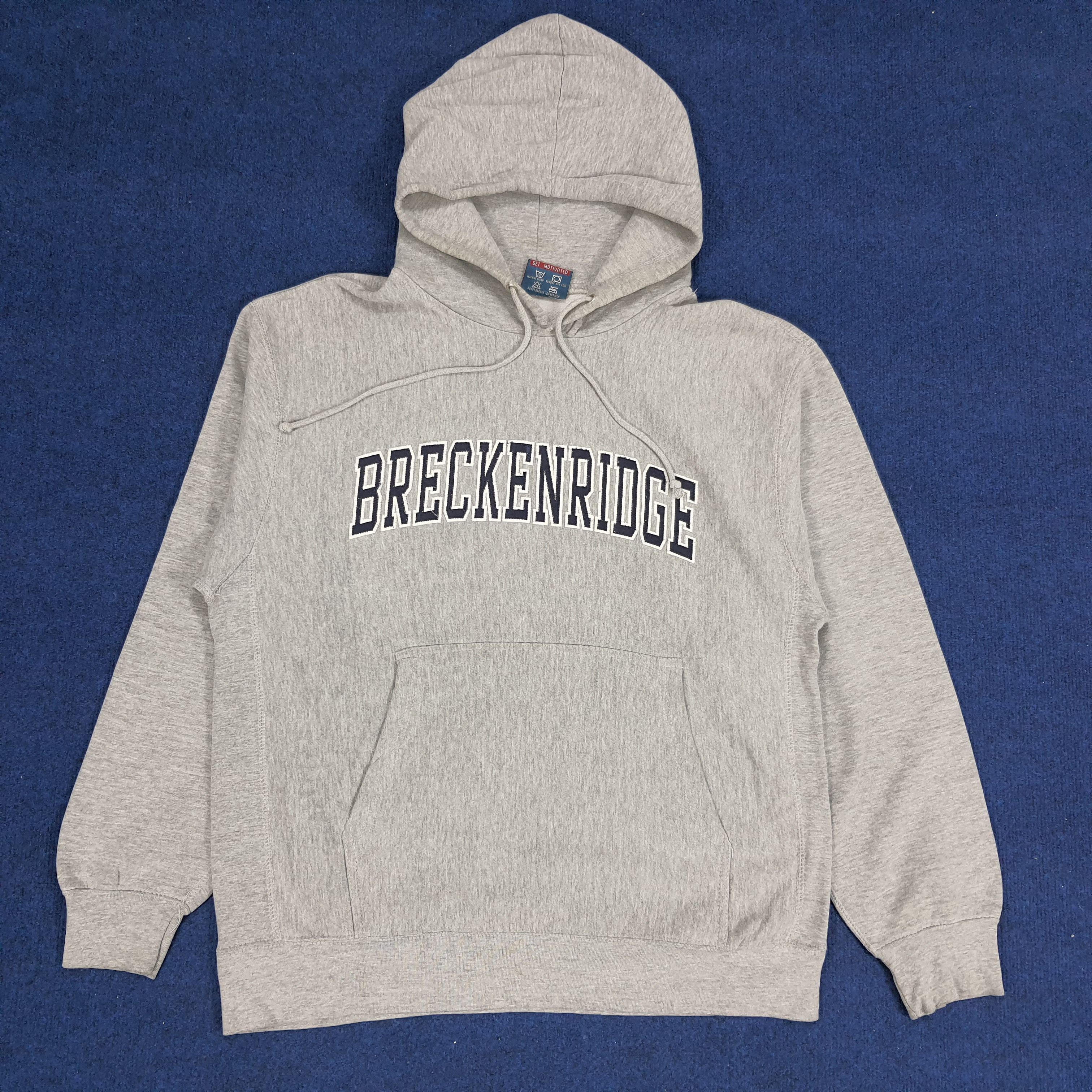 Vintage Vintage Breckenridge Spell Out America State Hoodie Size US L / EU 52-54 / 3 - 1 Thumbnail