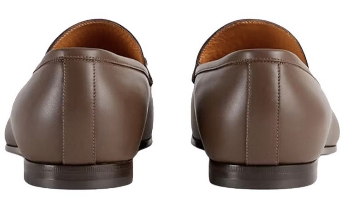 Gucci Gucci Horsebit Logo Loafer Leather Upper and Sole Moccasin Size US 8 / EU 41 - 4 Thumbnail