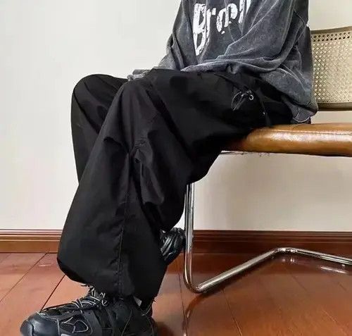 Japanese Brand Vintage Streetwear black cargo gorp parachute pants Size US 32 / EU 48 - 6 Thumbnail