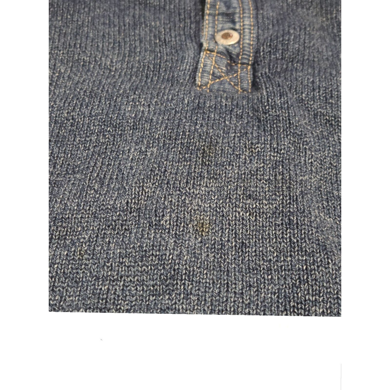 Vintage Blue Willi’s Sweater 1/4 Snap Pullover Men L Blue Made in Denmark Size Large Heavy Size US L / EU 52-54 / 3 - 4 Thumbnail