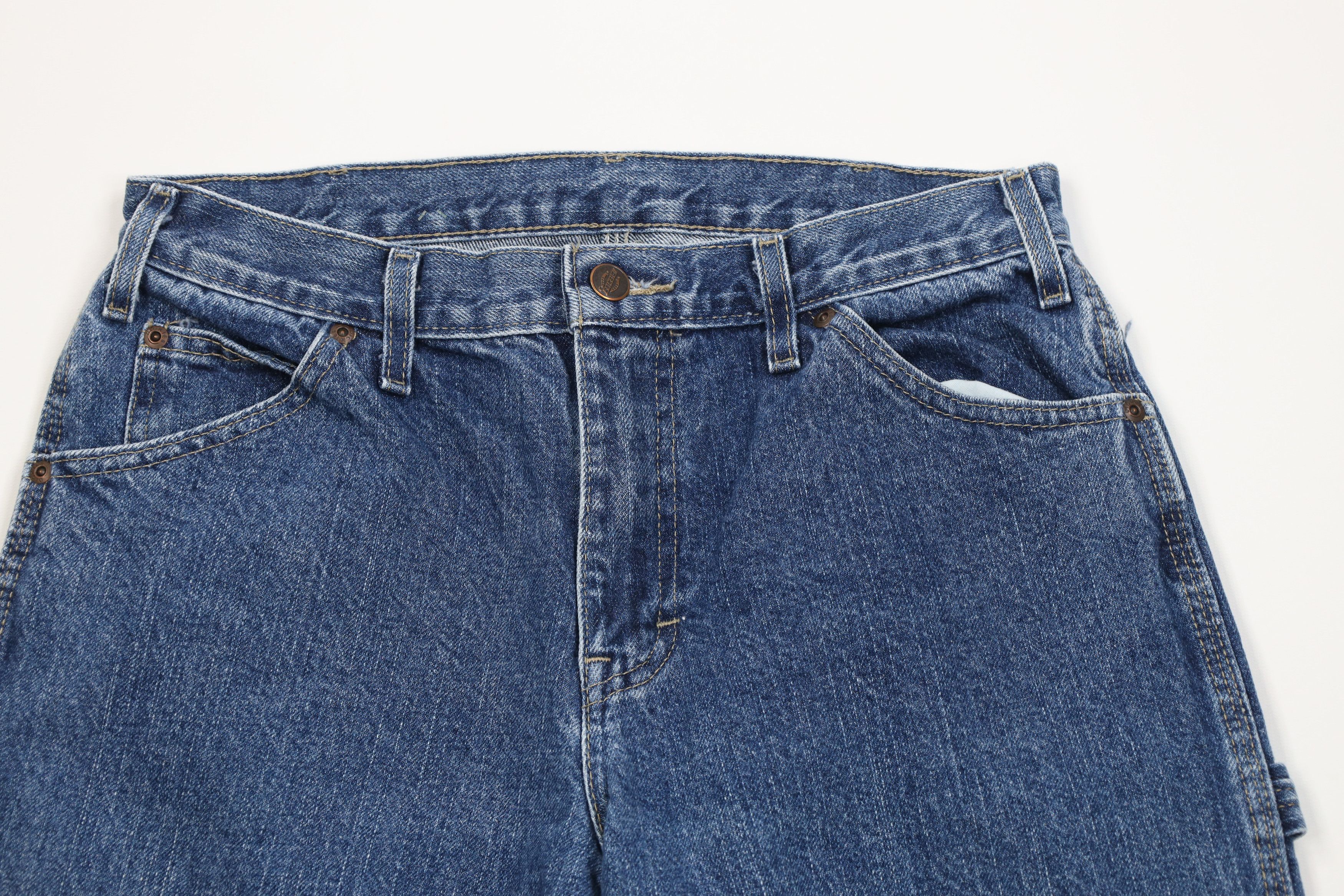 Dickies Vintage Y2K Dickies Fit Dungaree Denim Jeans Blue Cotton Size US 30 / EU 46 - 2 Thumbnail