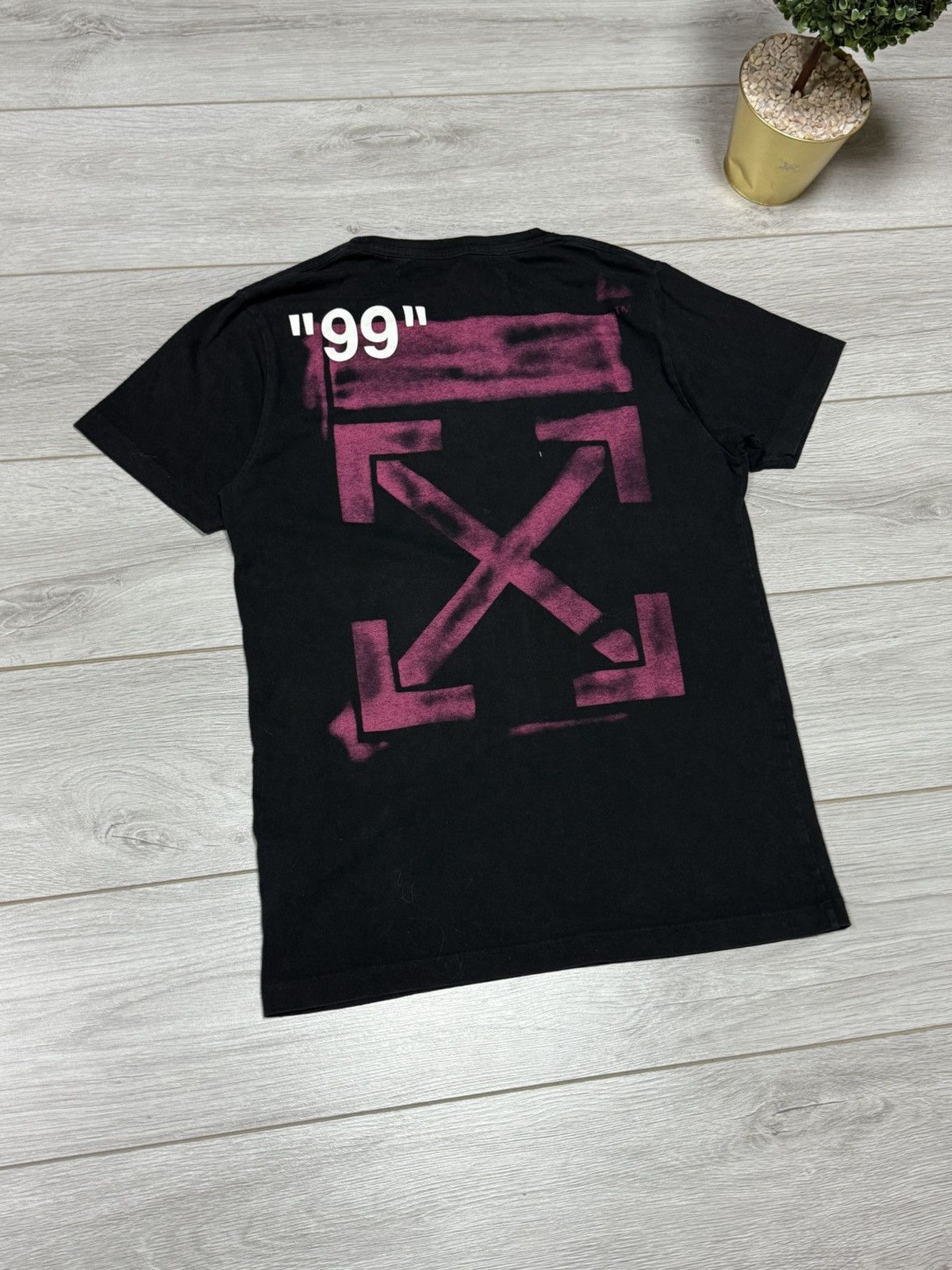 Off-White Off White impressionism pink arrows tee shirt Size US S / EU 44-46 / 1 - 8 Thumbnail
