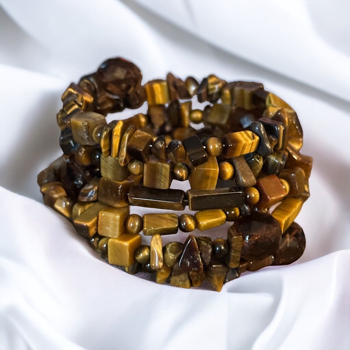 Other Tigers eye chip multiple wrap bracelet Size ONE SIZE - 1 Thumbnail