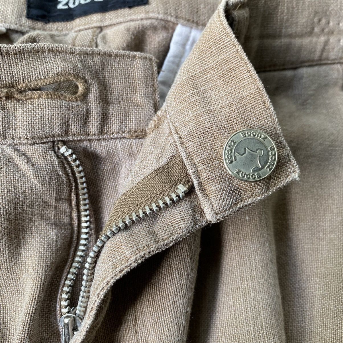 Zucca ZUCCA Khaki Straight-Leg Cargo Pants Size US 33 - 16 Thumbnail