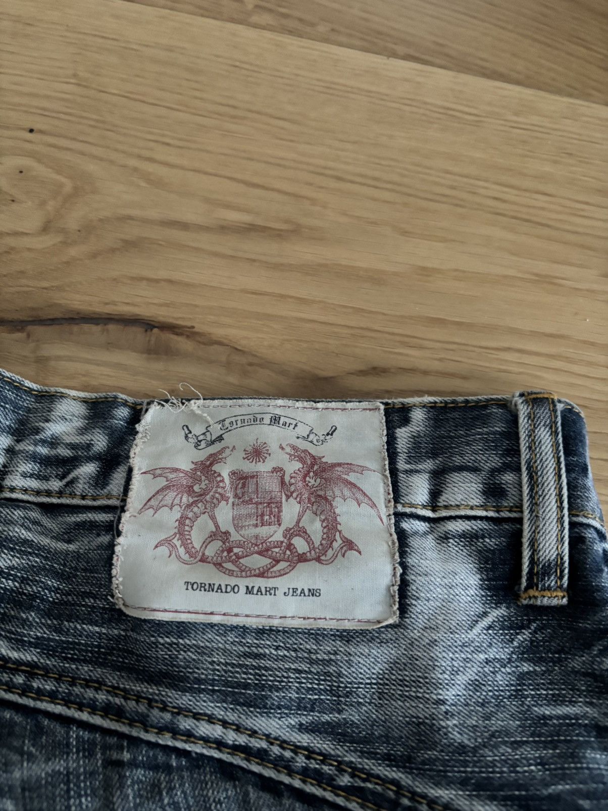Tornado Mart Tornado Mart Wide Flare Denim Size US 32 / EU 48 - 4 Thumbnail